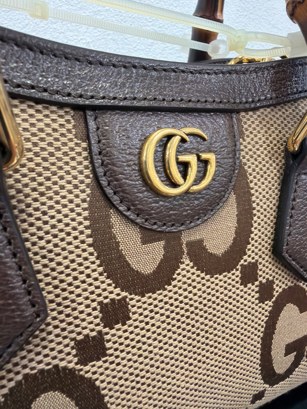 Gucci Diana Mini Bamboo GG Jumbo