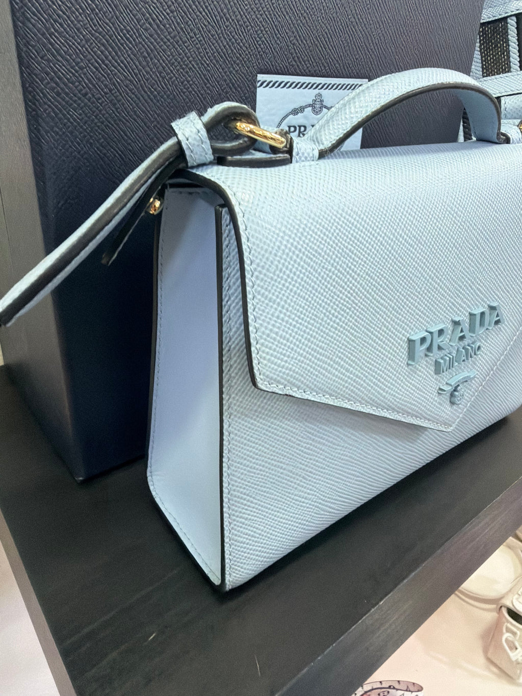 Prada Saffiano Monochrome Crossbody