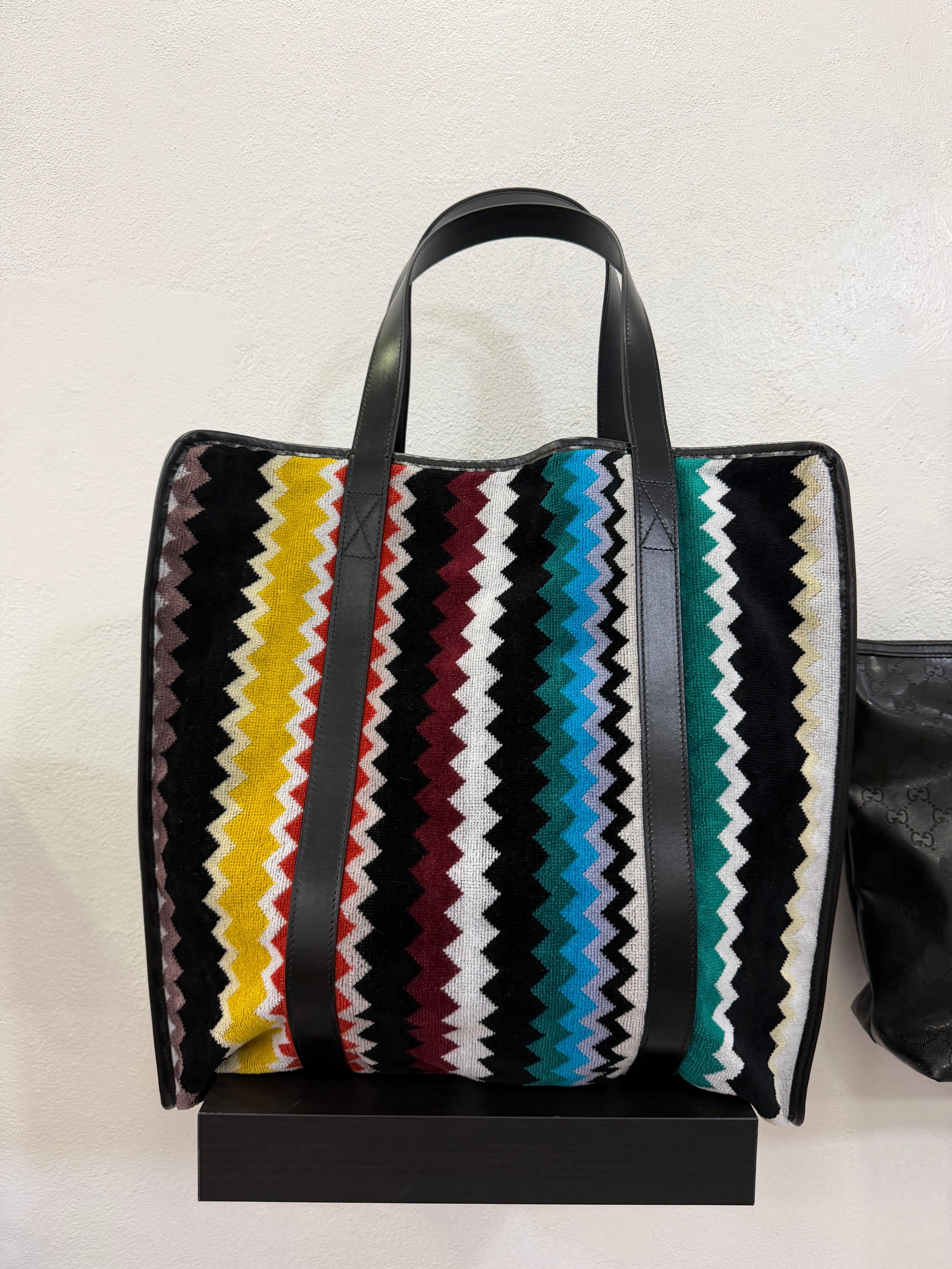 Missoni Borsa Cyrus con pelle