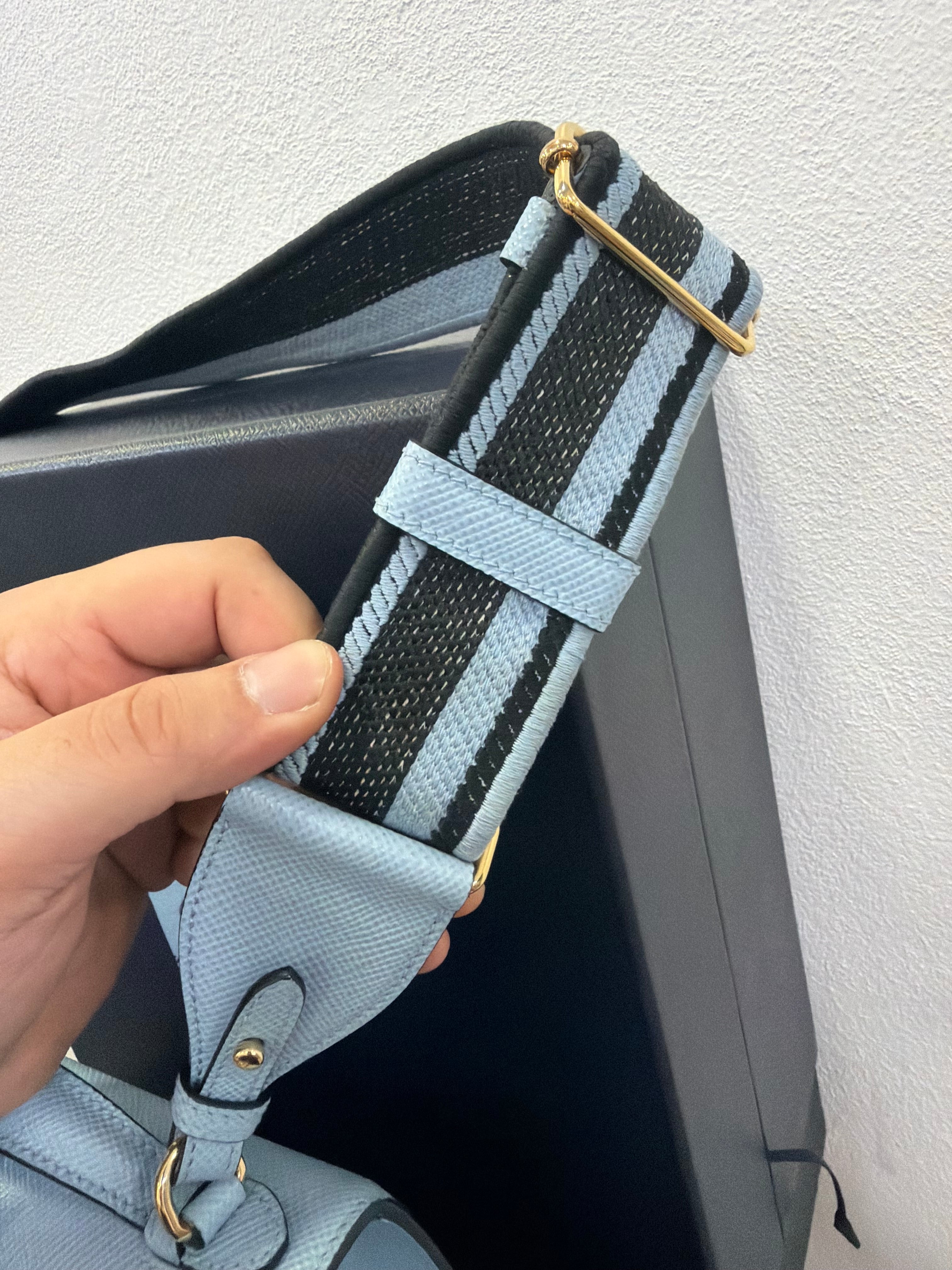 Prada Saffiano Monochrome Crossbody