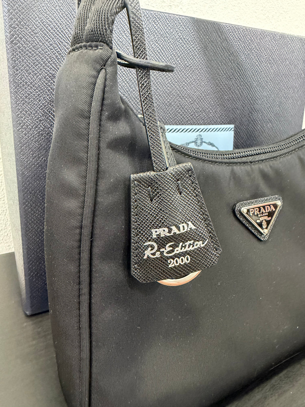 Prada Re-edition 2000 nylon nero