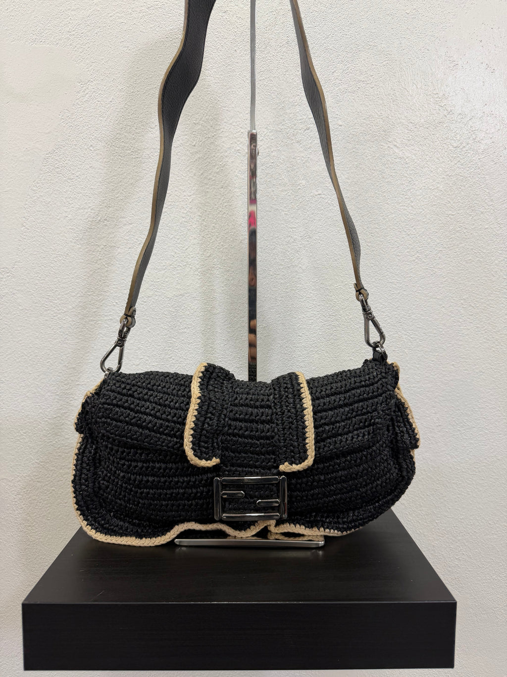 Fendi Baguette Rafia Wave