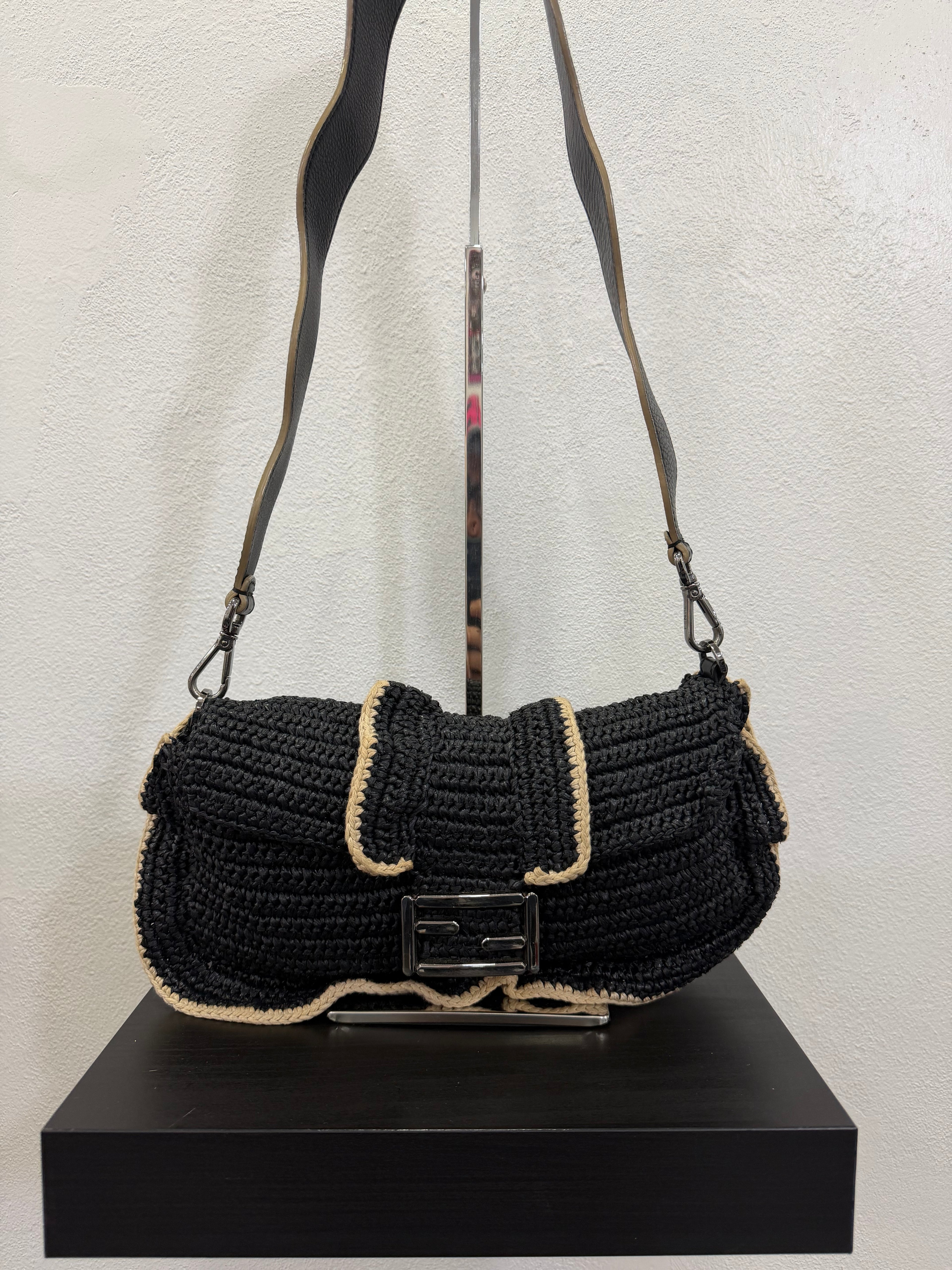 Fendi Baguette Rafia Wave