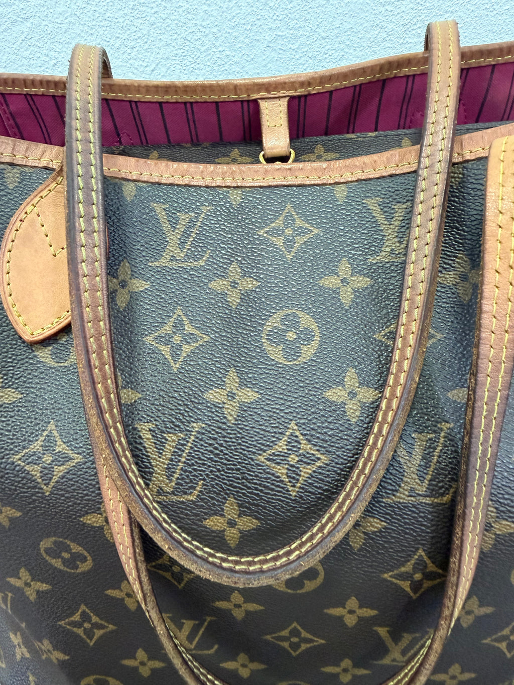 Louis Vuitton Neverfull MM Monogram Peonia