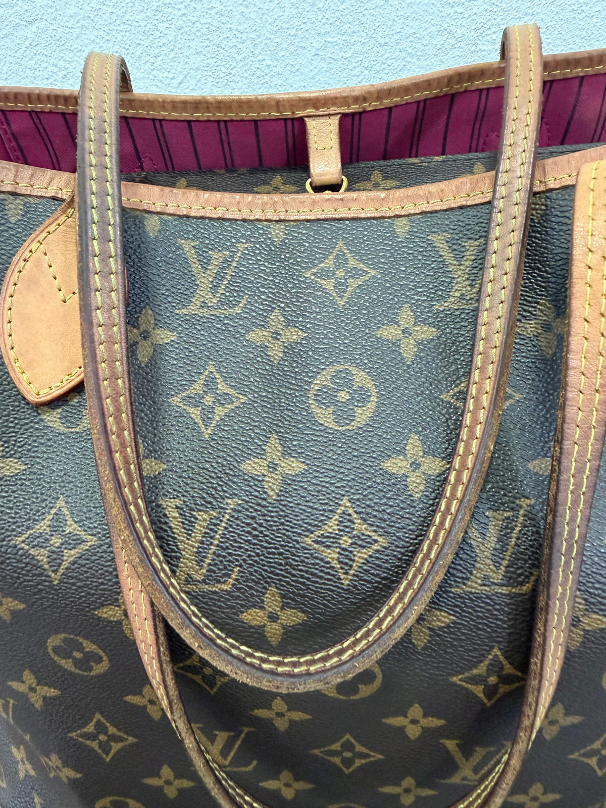 Louis Vuitton Neverfull MM Monogram Peonia