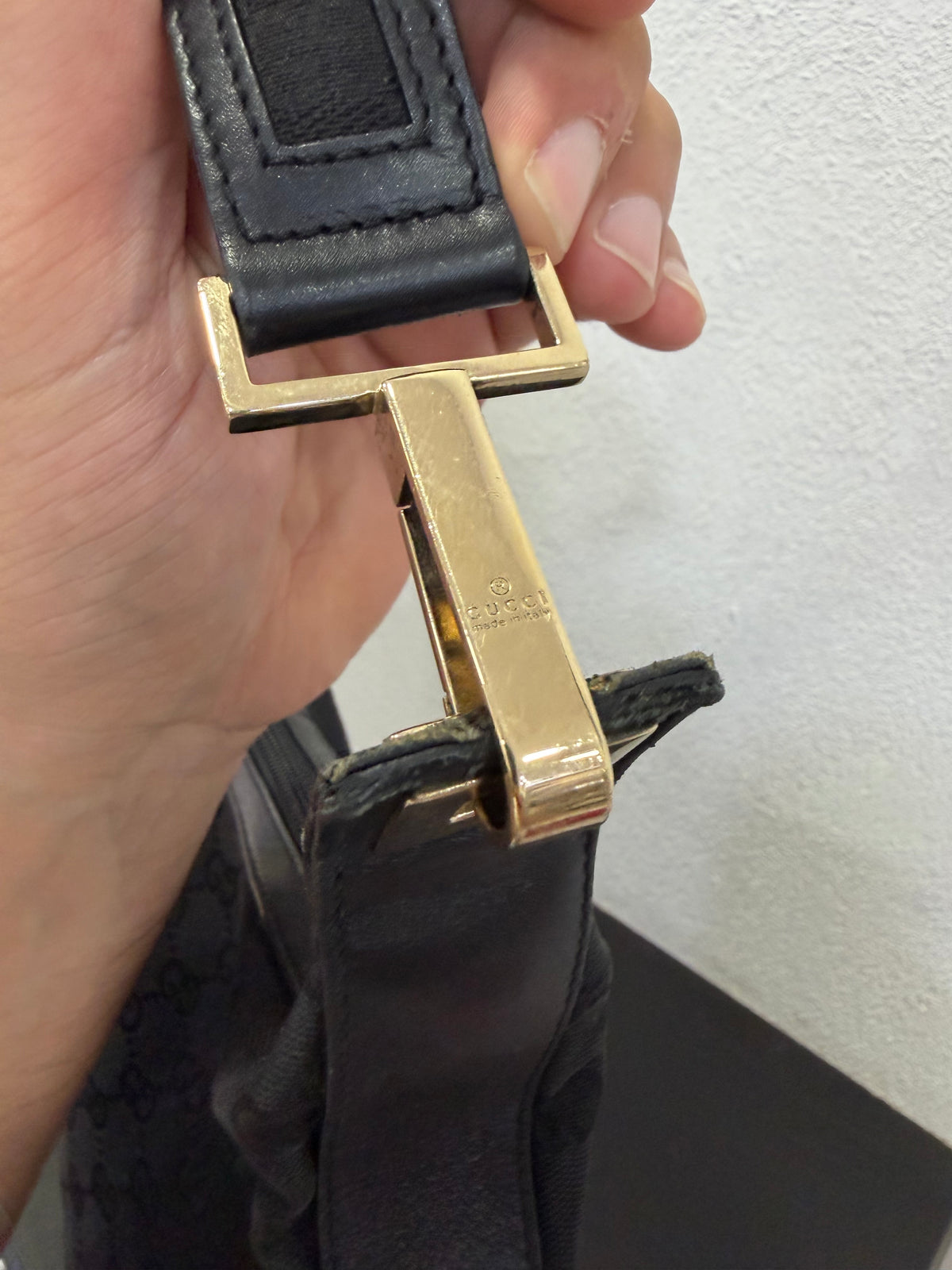 Gucci Borsa a spalla GG Supreme nero
