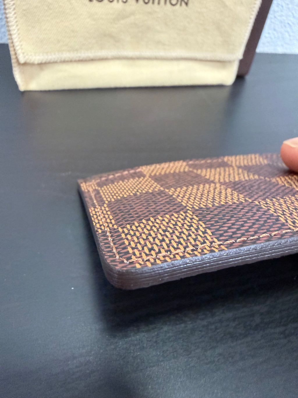 Louis Vuitton Porta carte Damier ebene