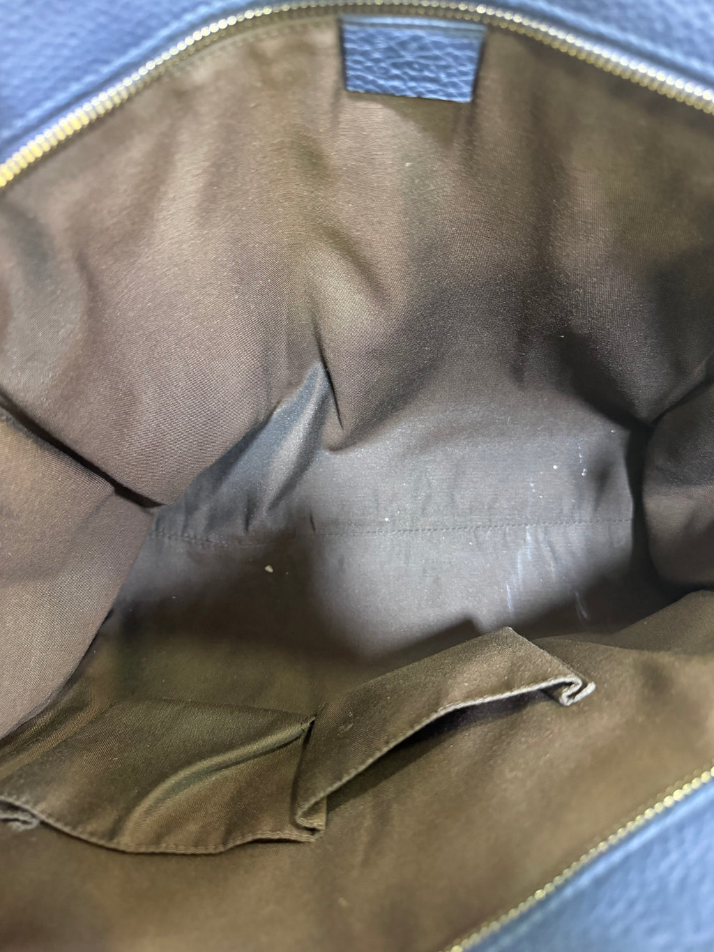 Gucci Shopping Interlocking pelle Blu