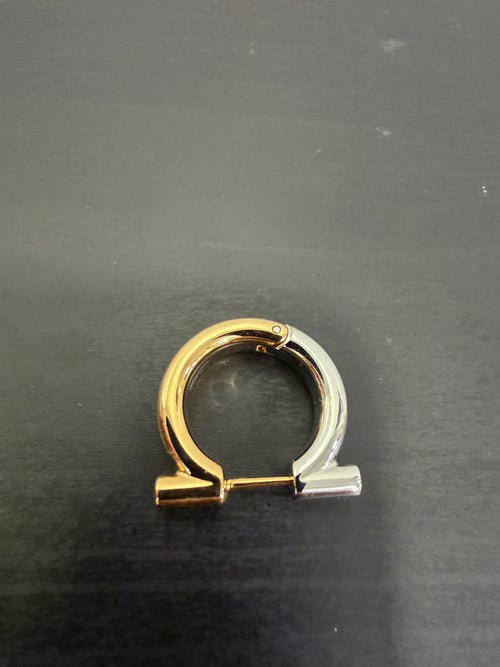 Ferragamo Orecchini Gancini bicolor