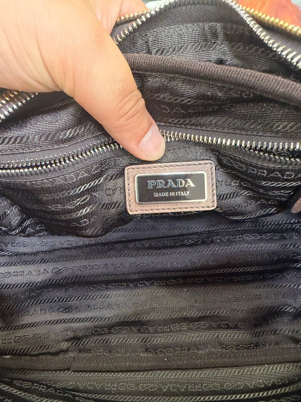 Prada Bauletto in pelle effetto sfumato