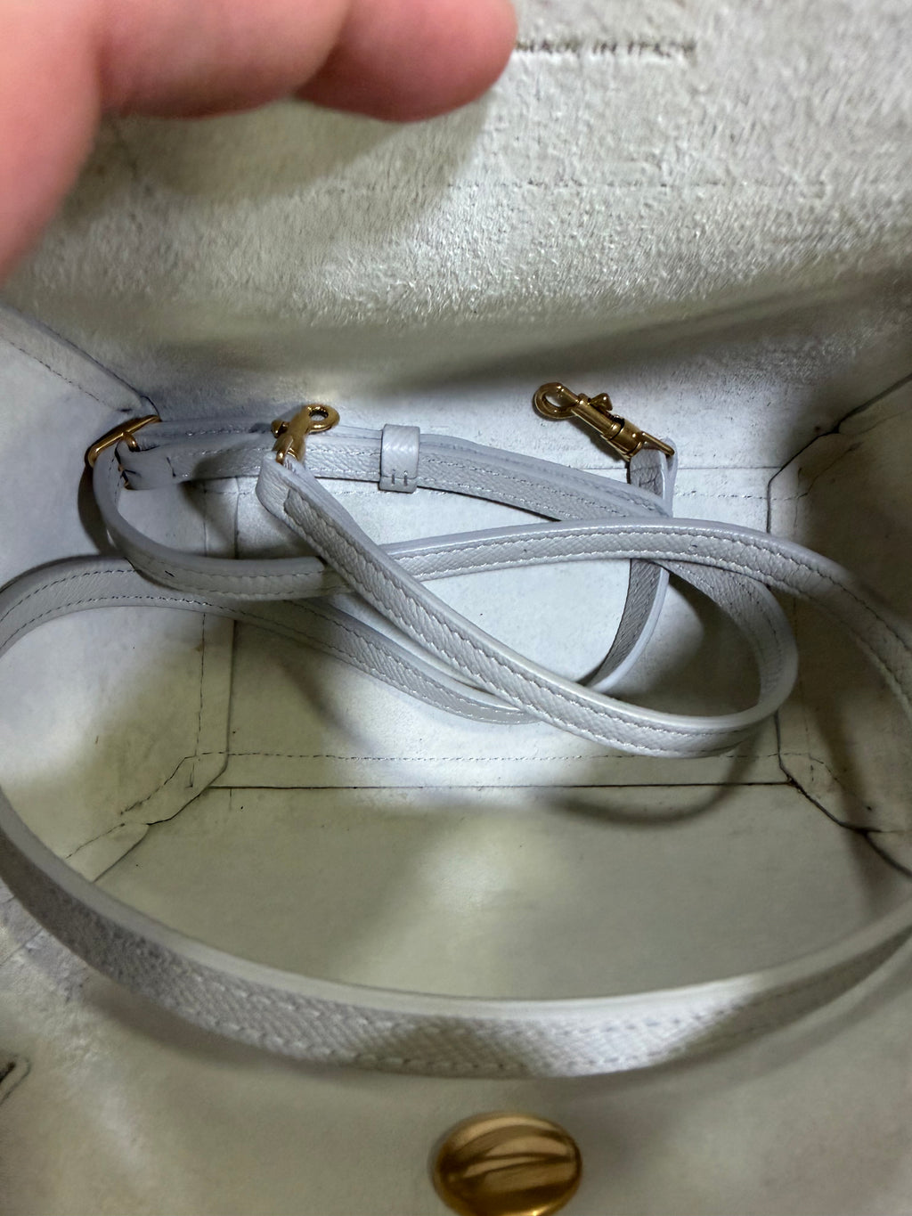 Celine Belt Bag Mini in pelle granulata