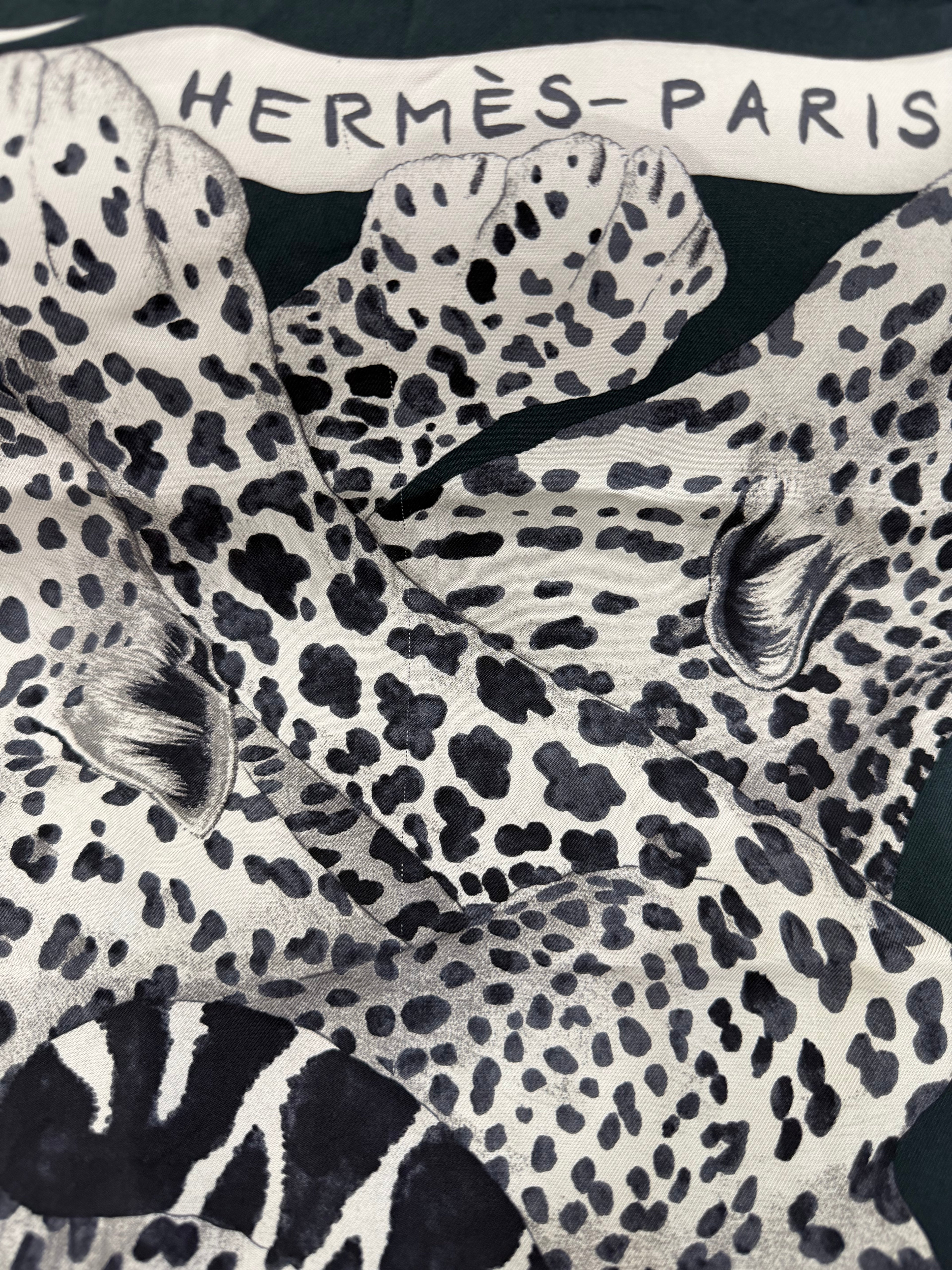 Hermès Carré 90 Lazy Leopardesses