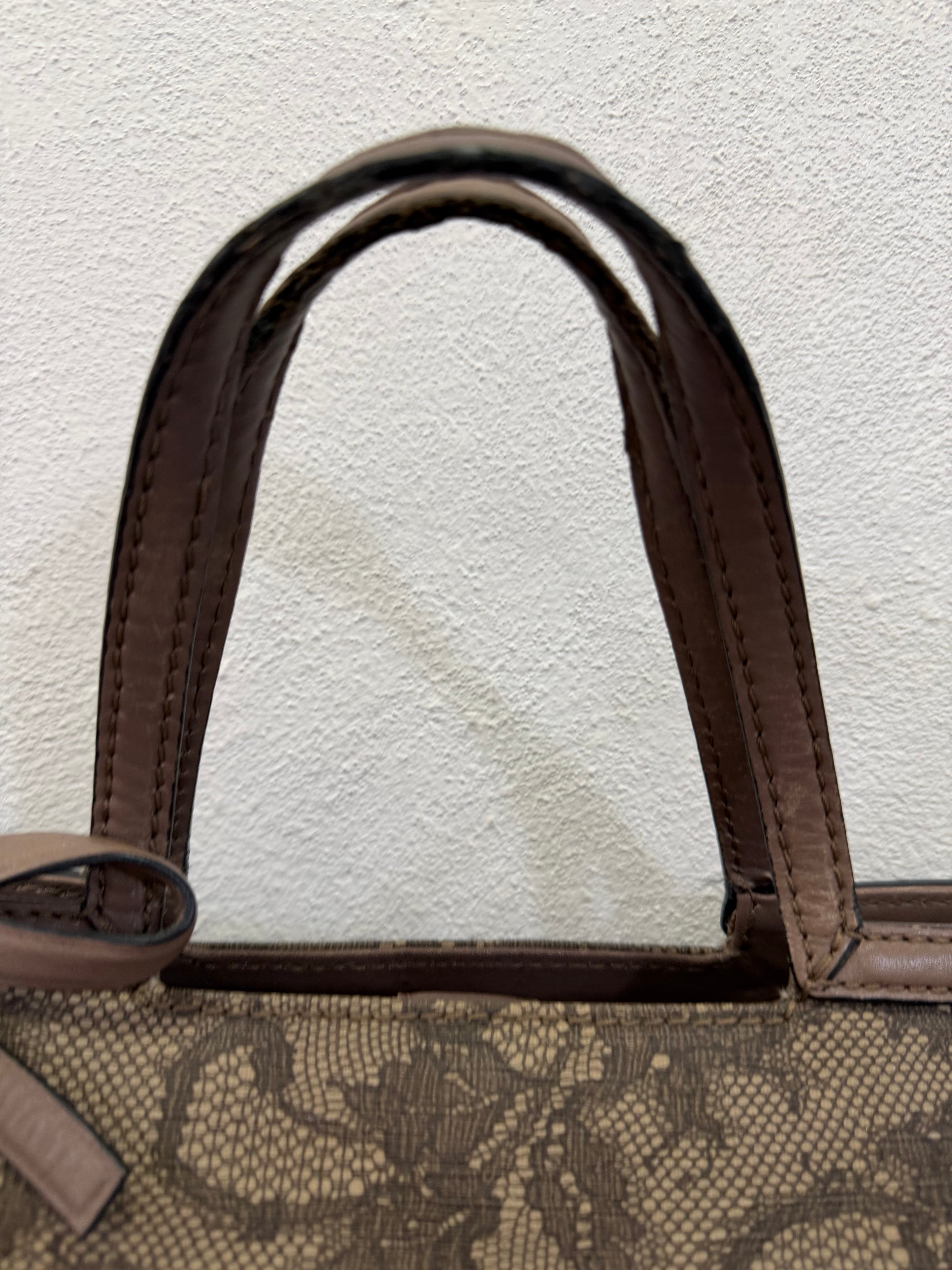 Valentino Garavani Shopping Canvas stampa pizzo