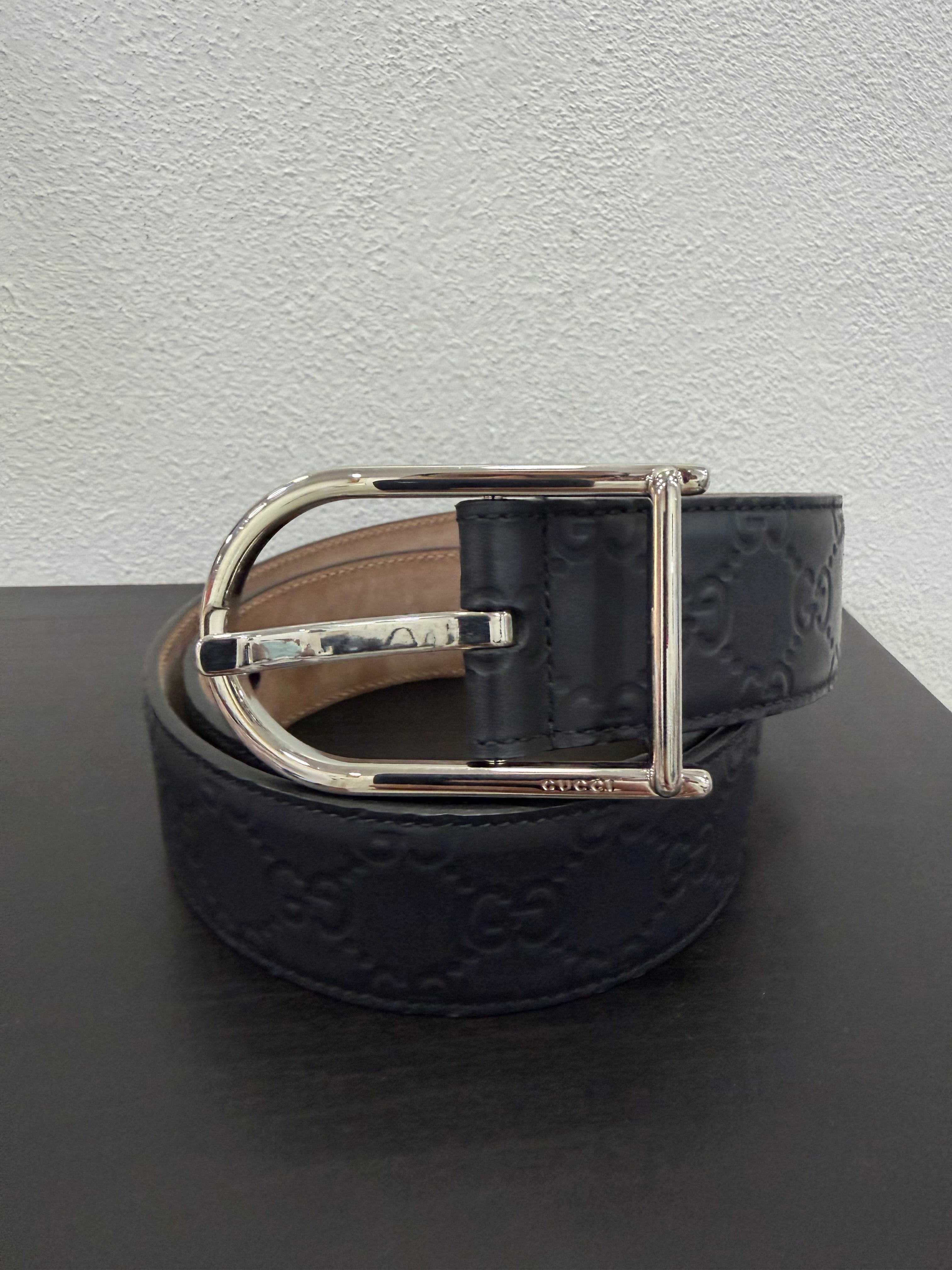 Gucci Cintura Guccissima 80