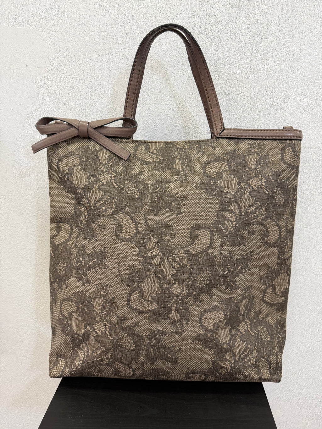 Valentino Garavani Shopping Canvas stampa pizzo