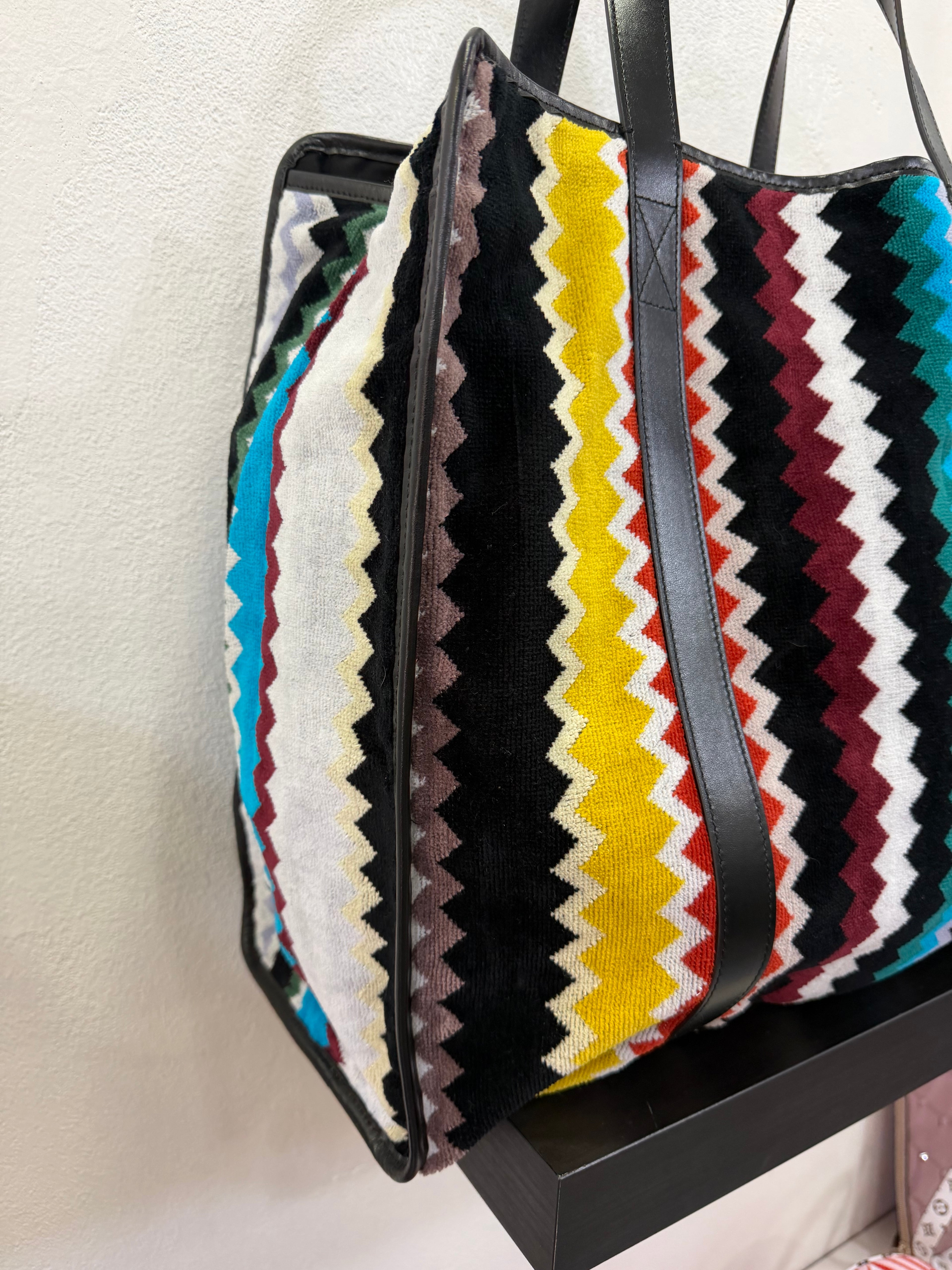 Missoni Borsa Cyrus con pelle