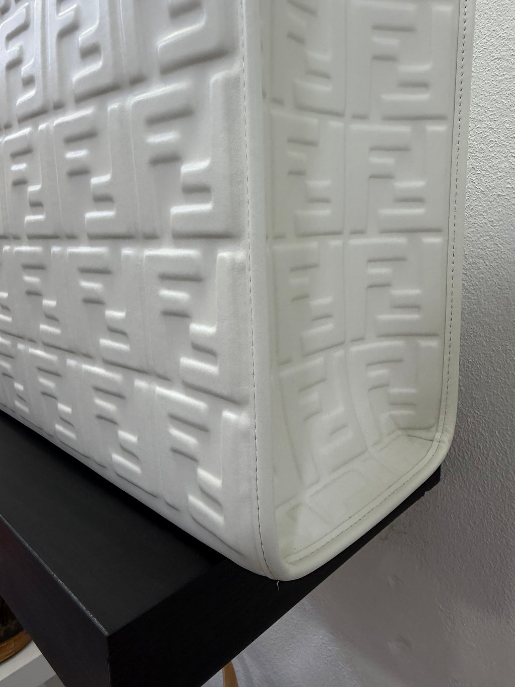 Fendi Sunshine Medium Bianco FF imbottito