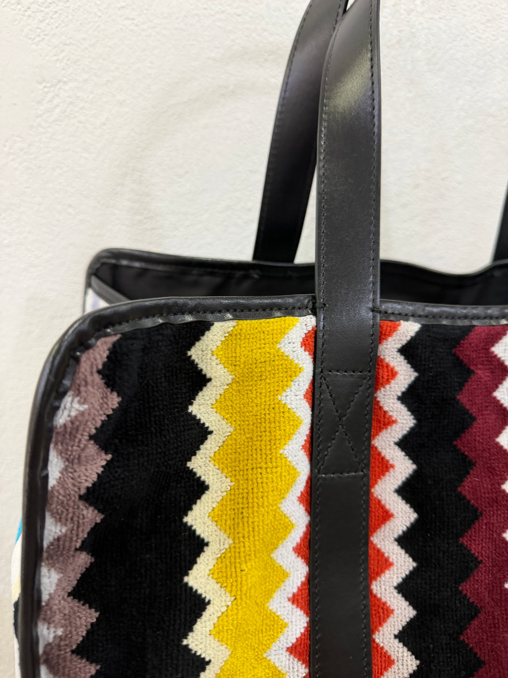 Missoni Borsa Cyrus con pelle