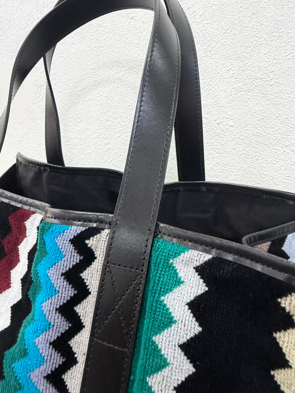 Missoni Borsa Cyrus con pelle
