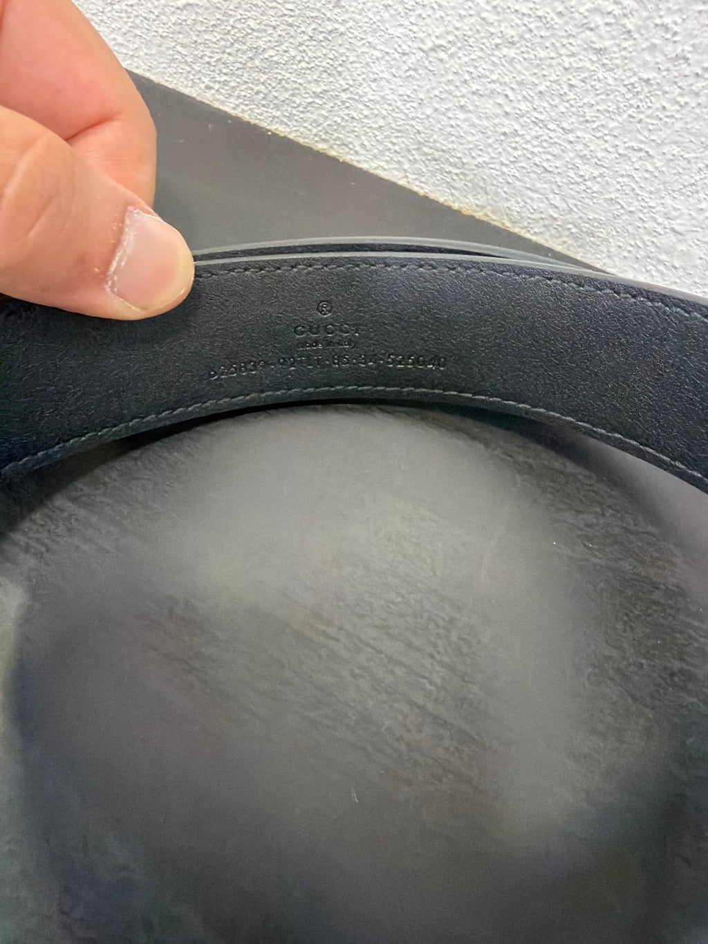 Gucci Cintura in Tela GG con finiture Nero