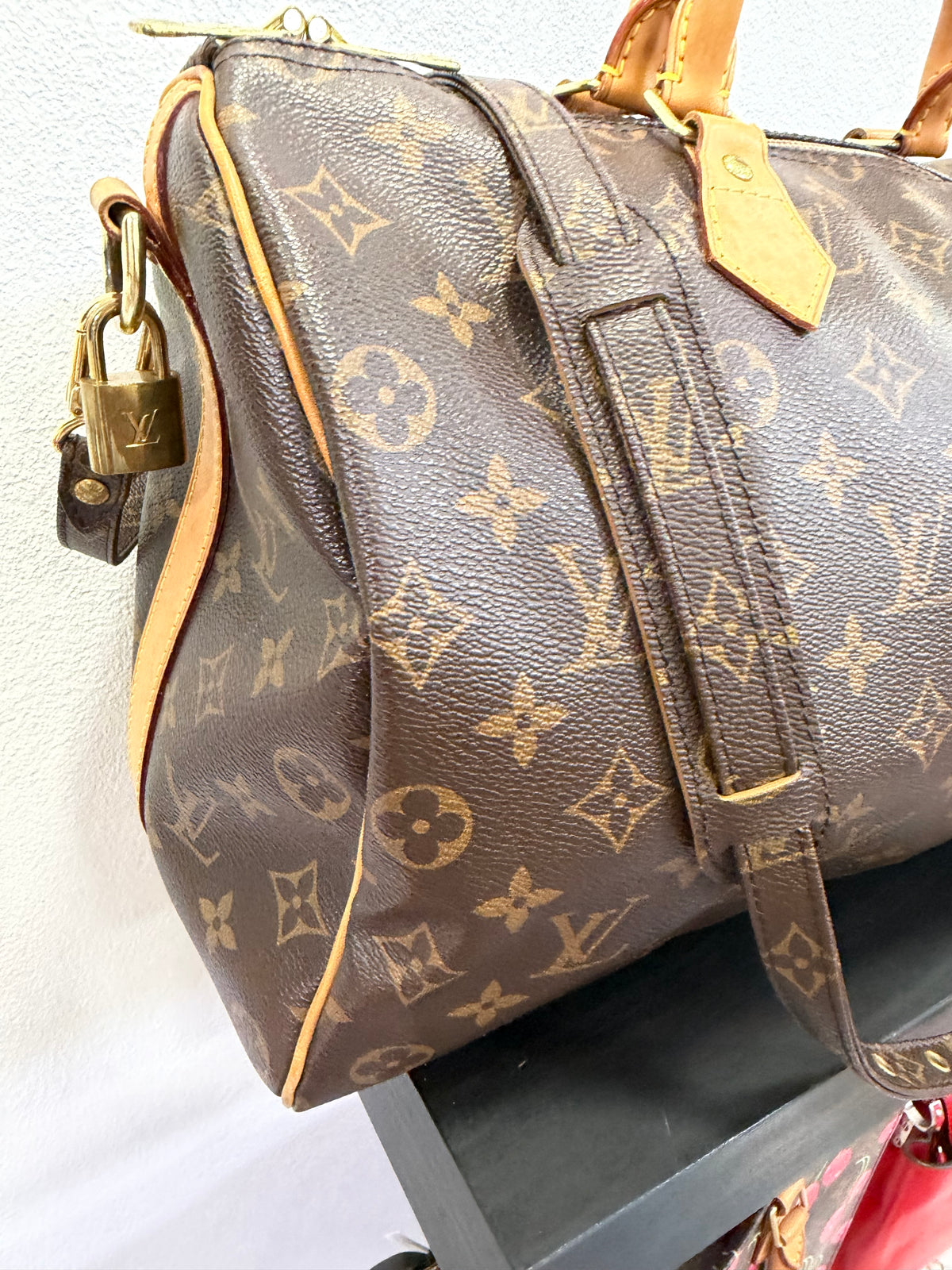 Louis Vuitton Speedy 35 Monogram Bandouliere