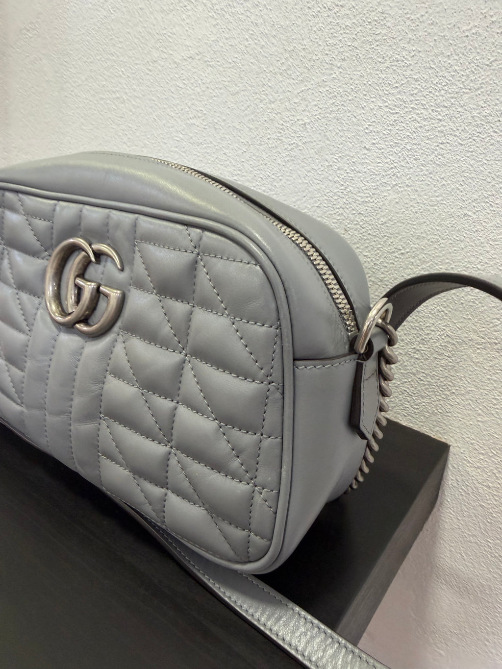 Gucci Marmont Camera Bag Grigio