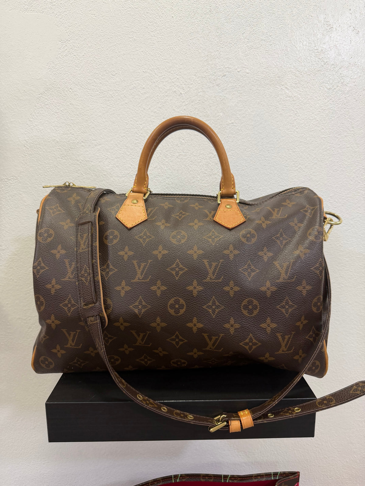 Louis Vuitton Speedy 35 Monogram Bandouliere