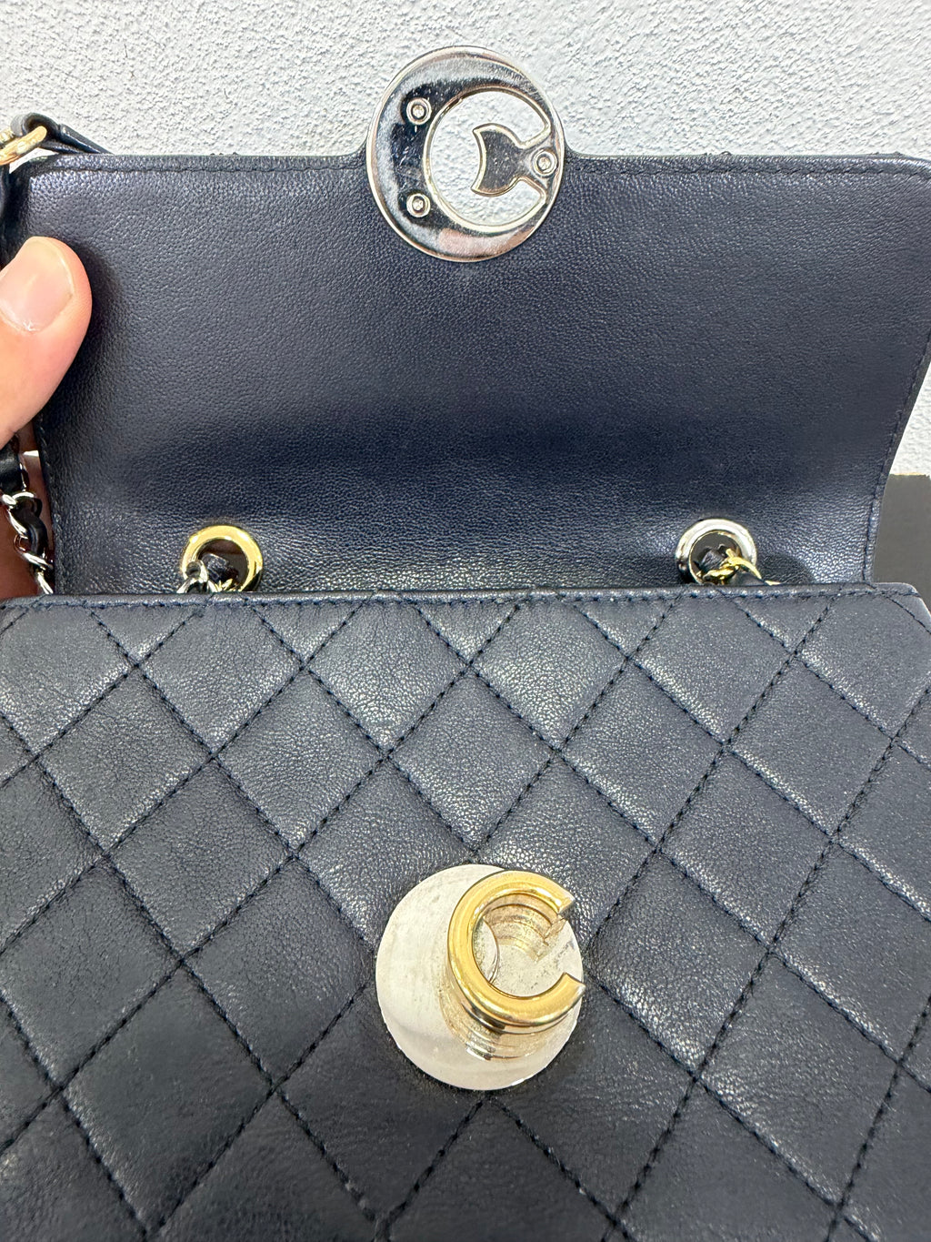 Chanel CC Turn & Lock mini Flap Bag