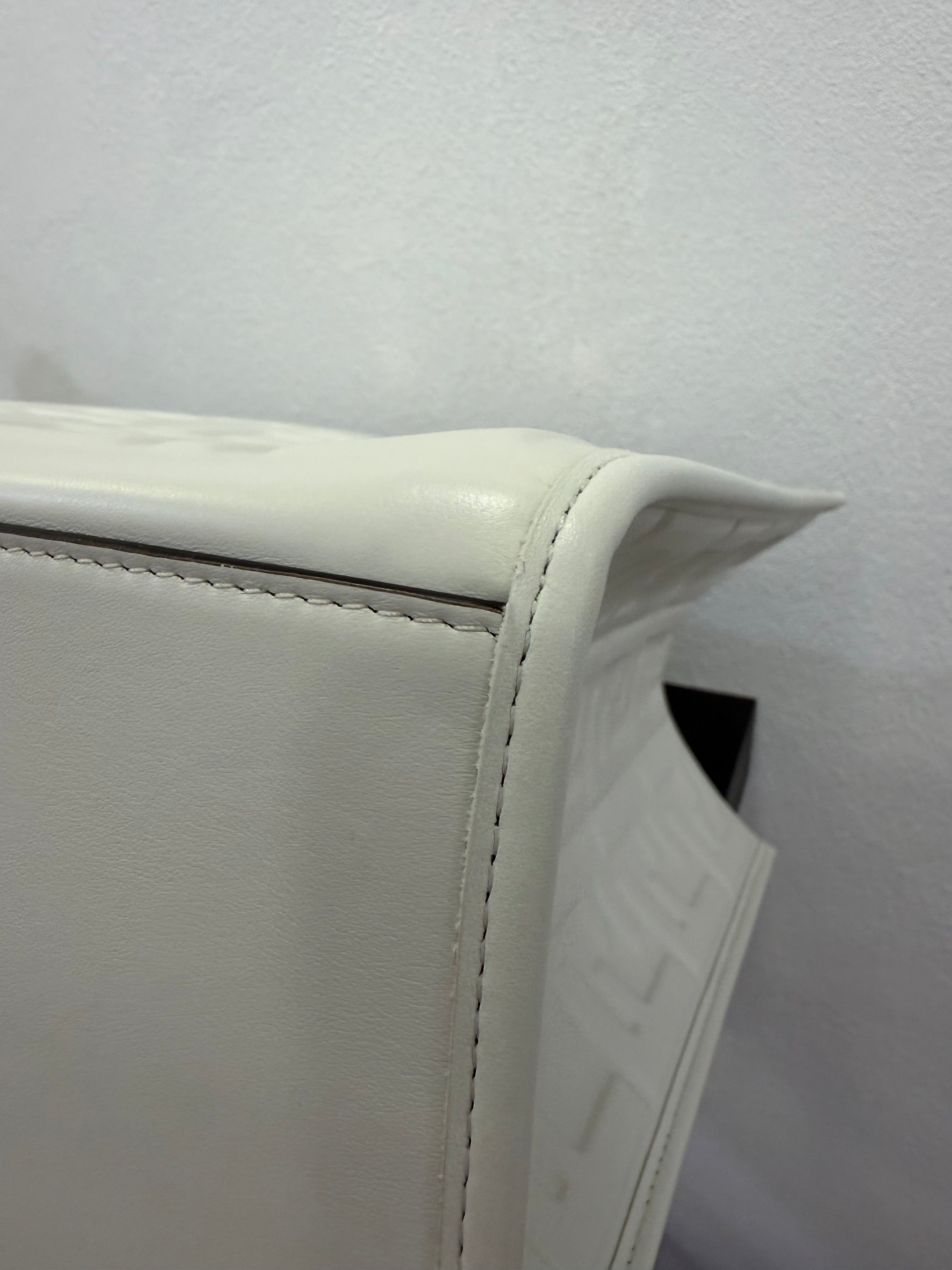 Fendi Sunshine Medium Bianco FF imbottito