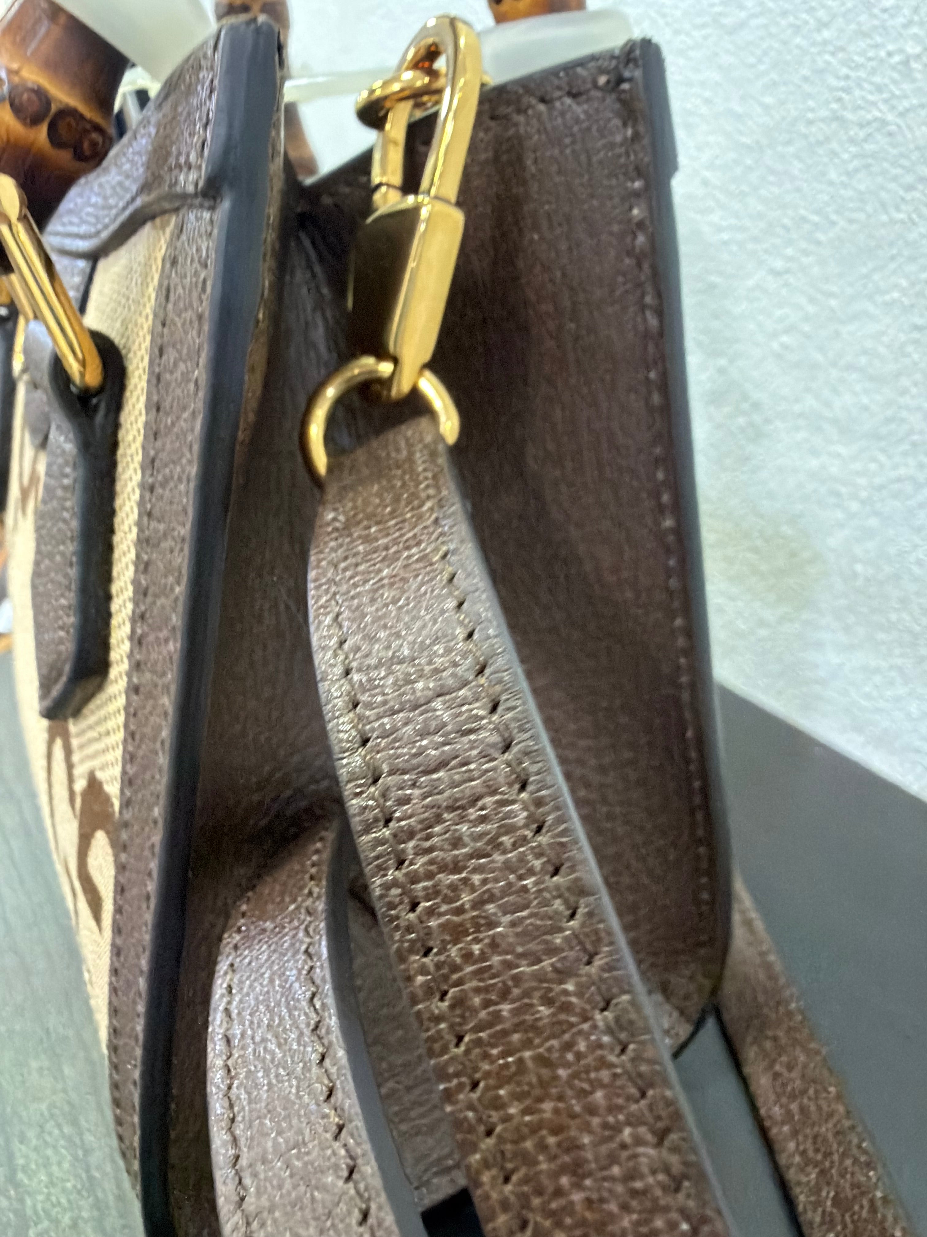 Gucci Diana Mini Bamboo GG Jumbo