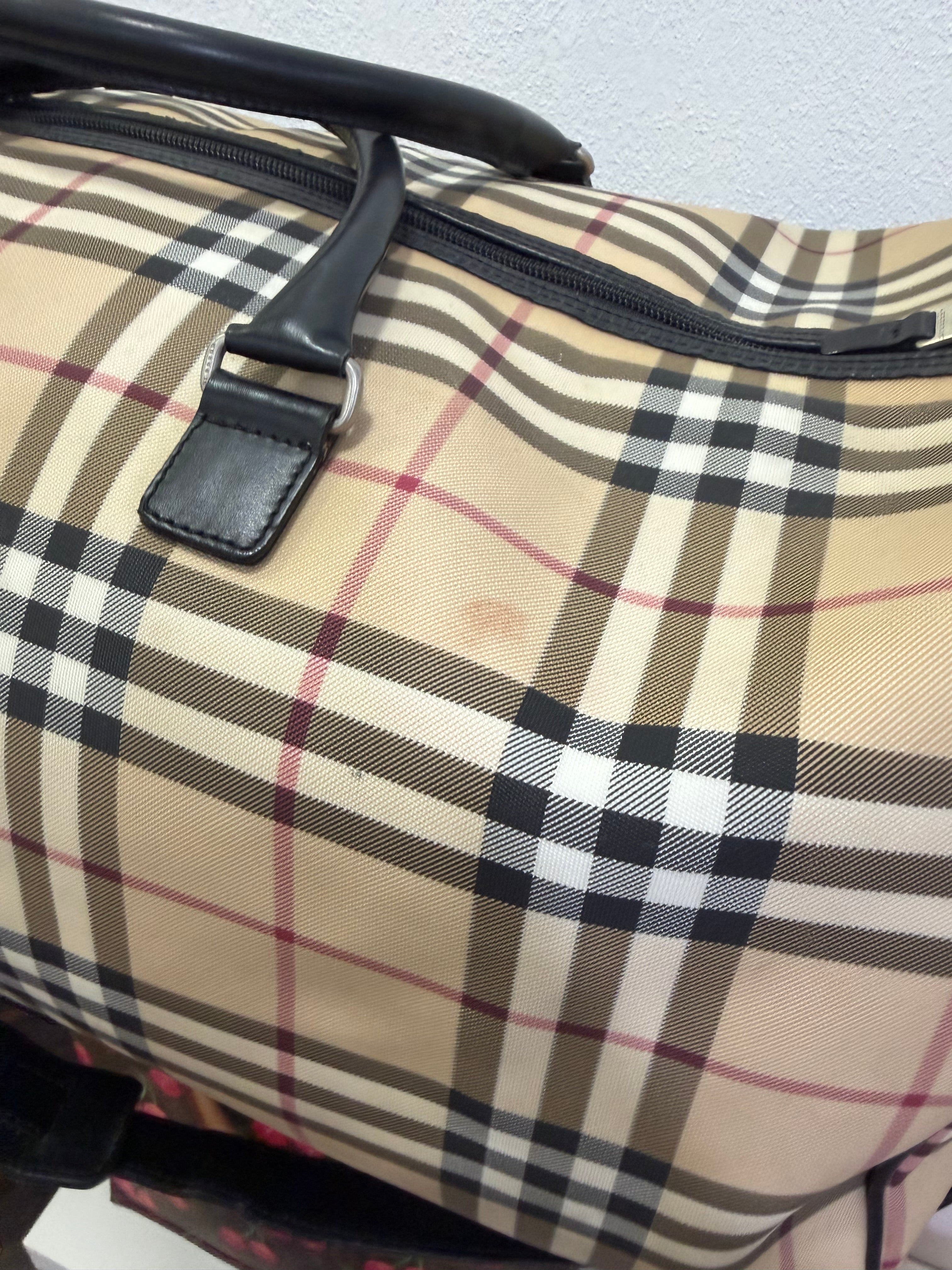 Burberry Borsone Check con tracolla