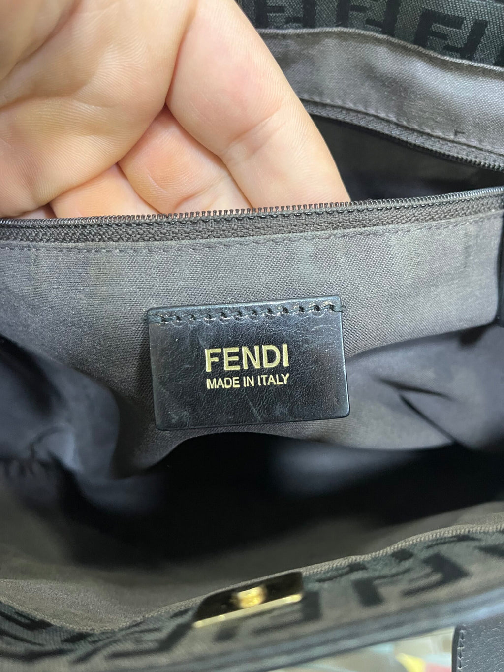 Fendi Zucchino Shopping bag