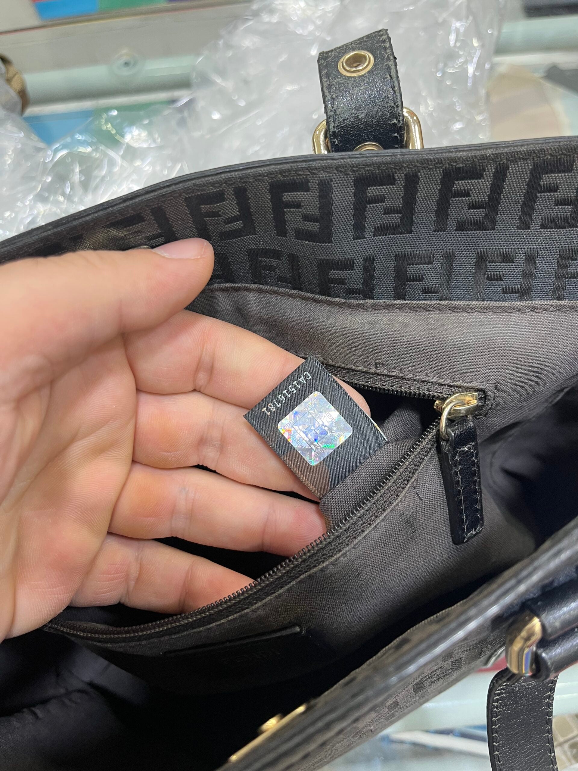 Fendi Zucchino Shopping bag