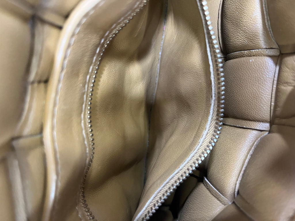 Bottega Veneta Mini Padded Cassette Caramello