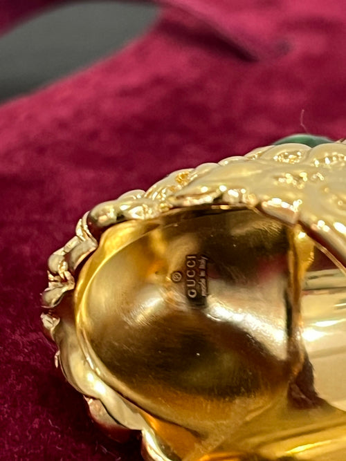 Gucci Anello Leone con pietra