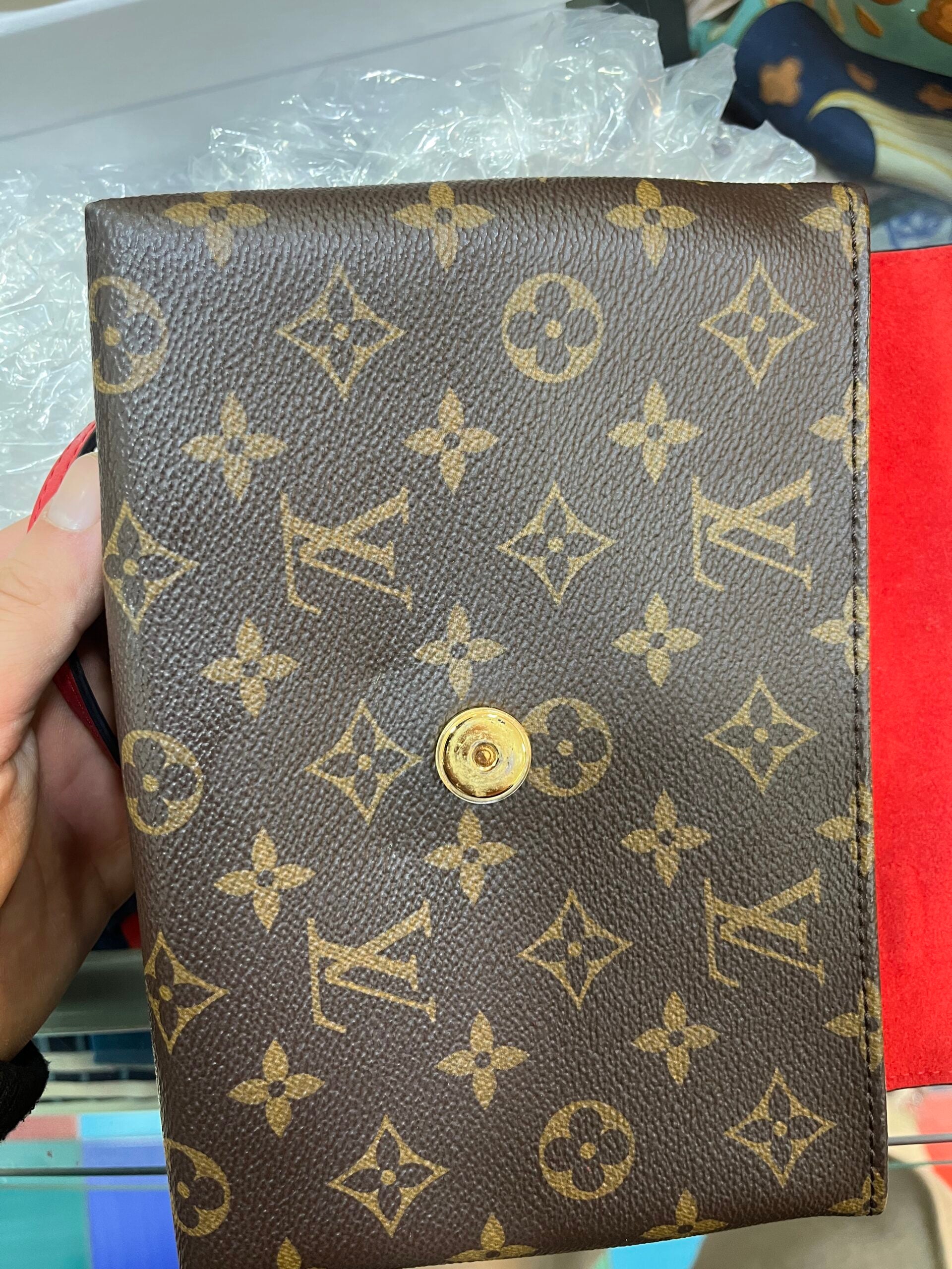 Louis Vuitton Locky BB rosso