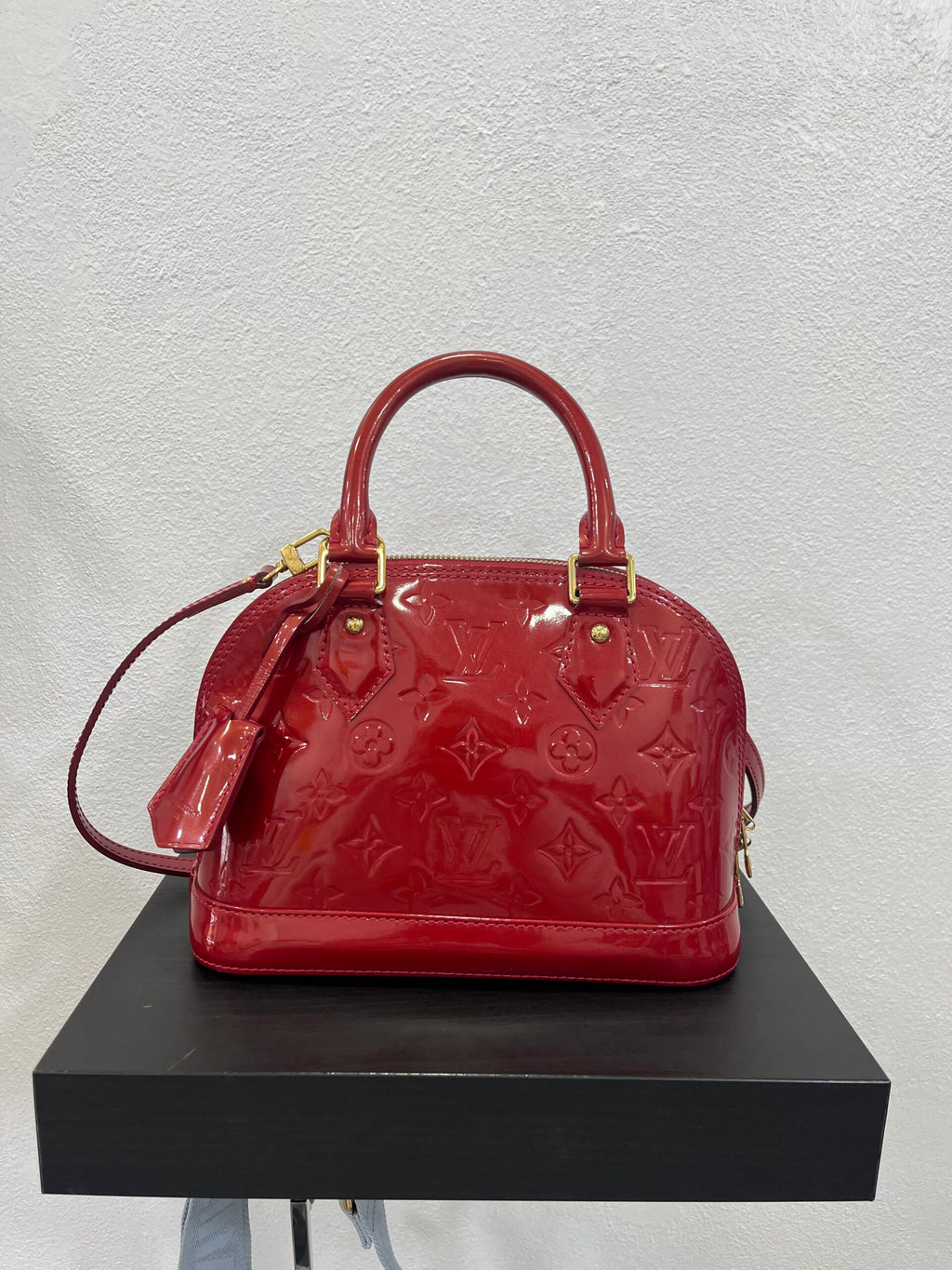 Louis Vuitton Alma BB Vernis Rosso