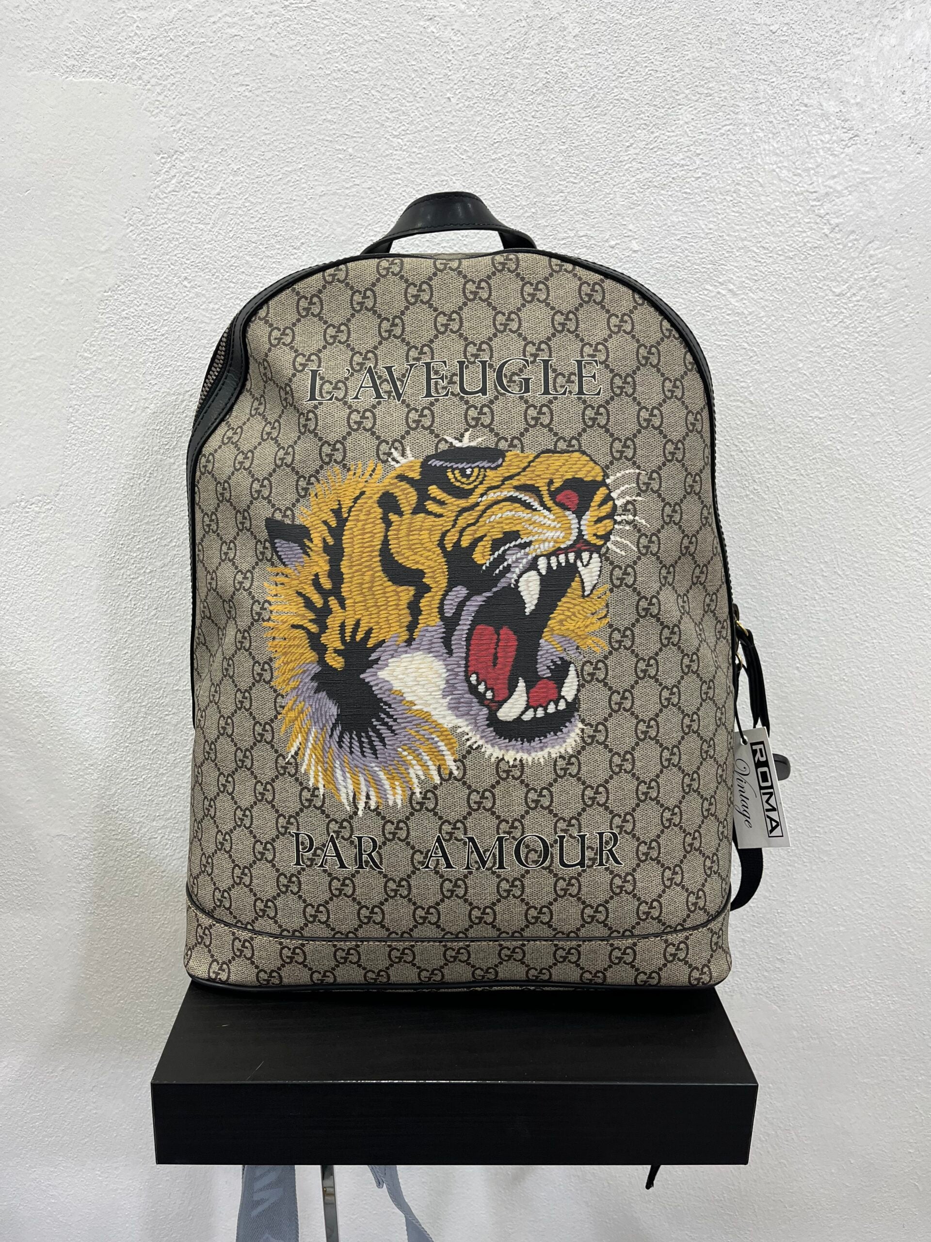 Gucci Zaino GG Supreme Tigre