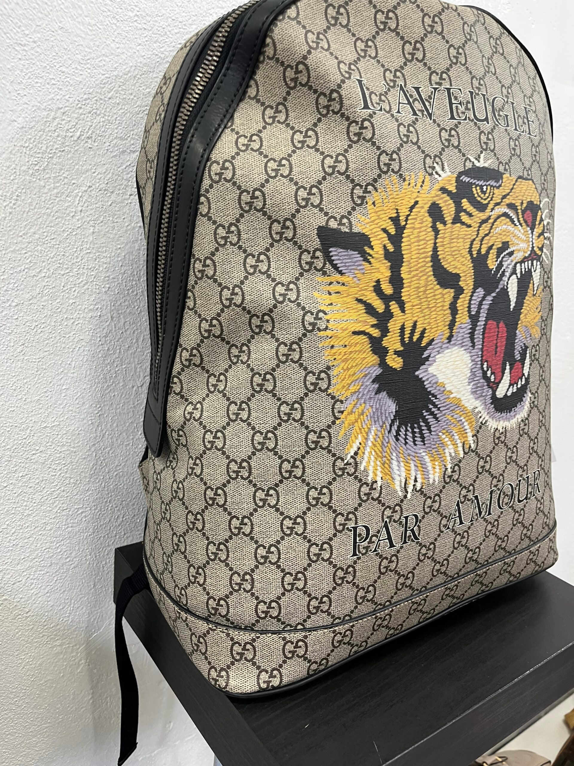 Gucci Zaino GG Supreme Tigre