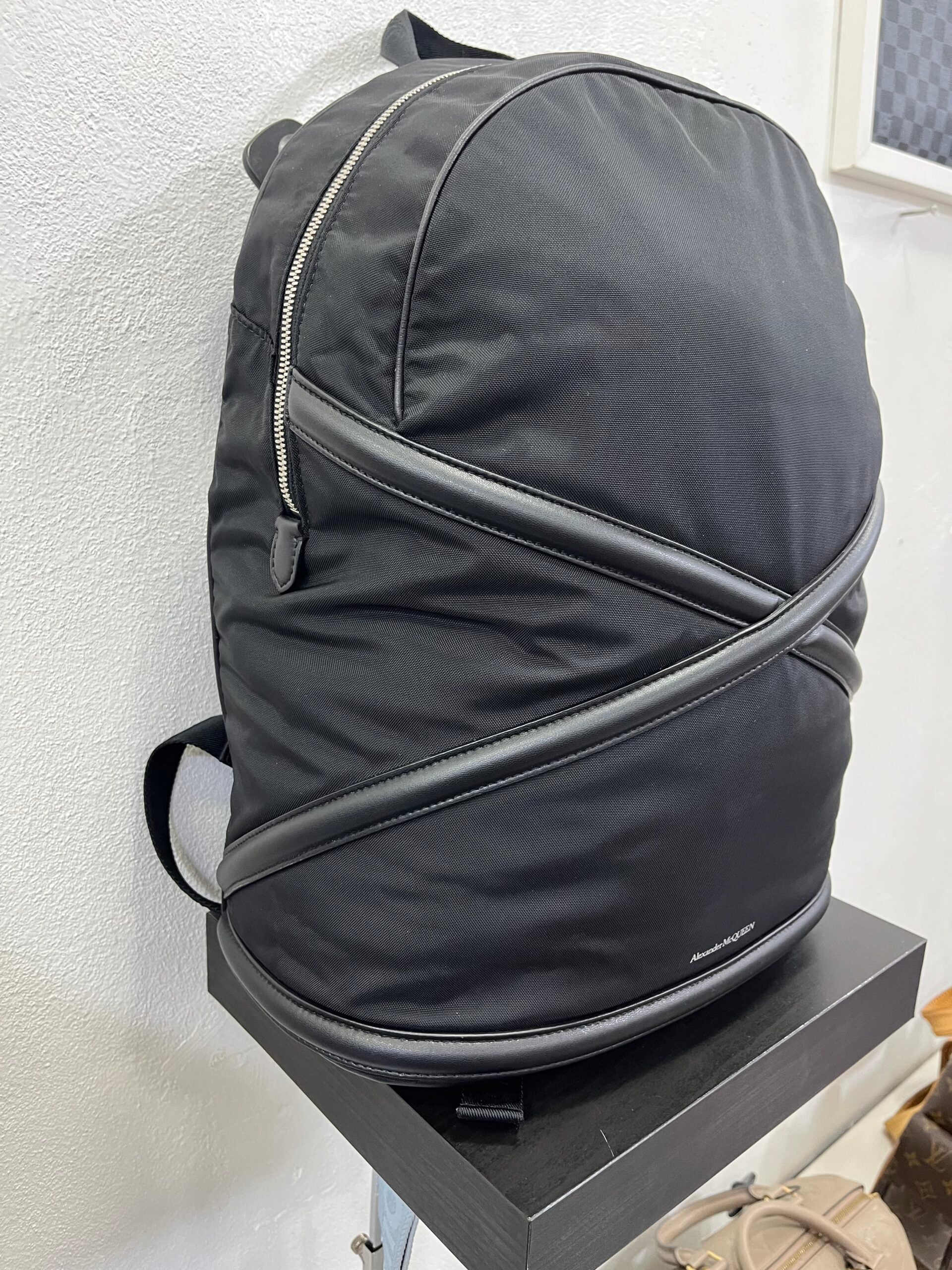 Alexander Mcqueen Zaino tela e pelle