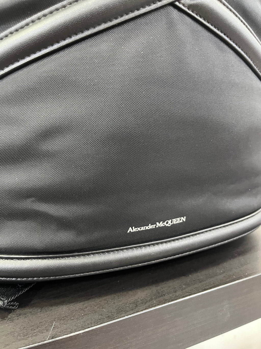 Alexander Mcqueen Zaino tela e pelle