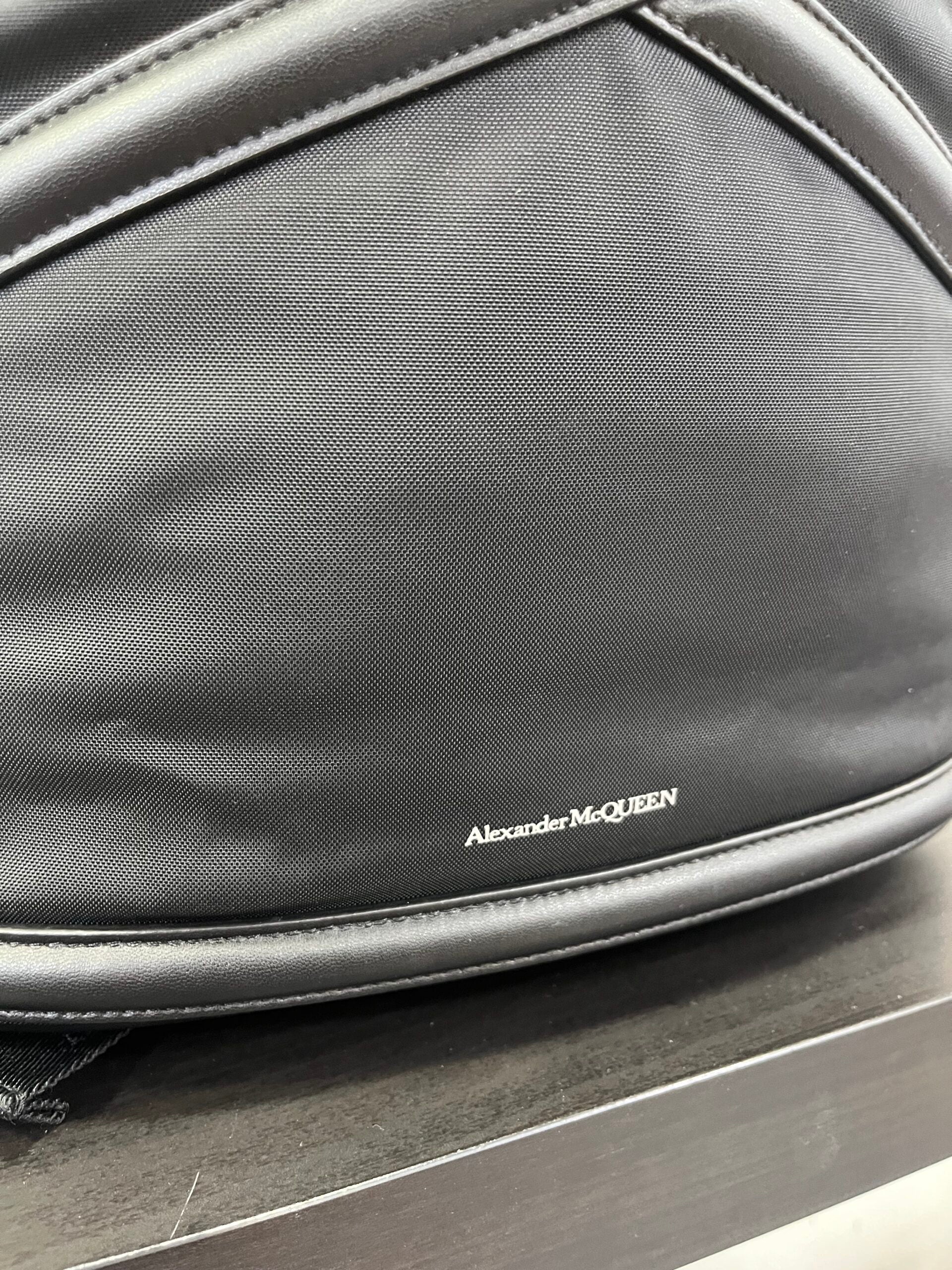 Alexander Mcqueen Zaino tela e pelle