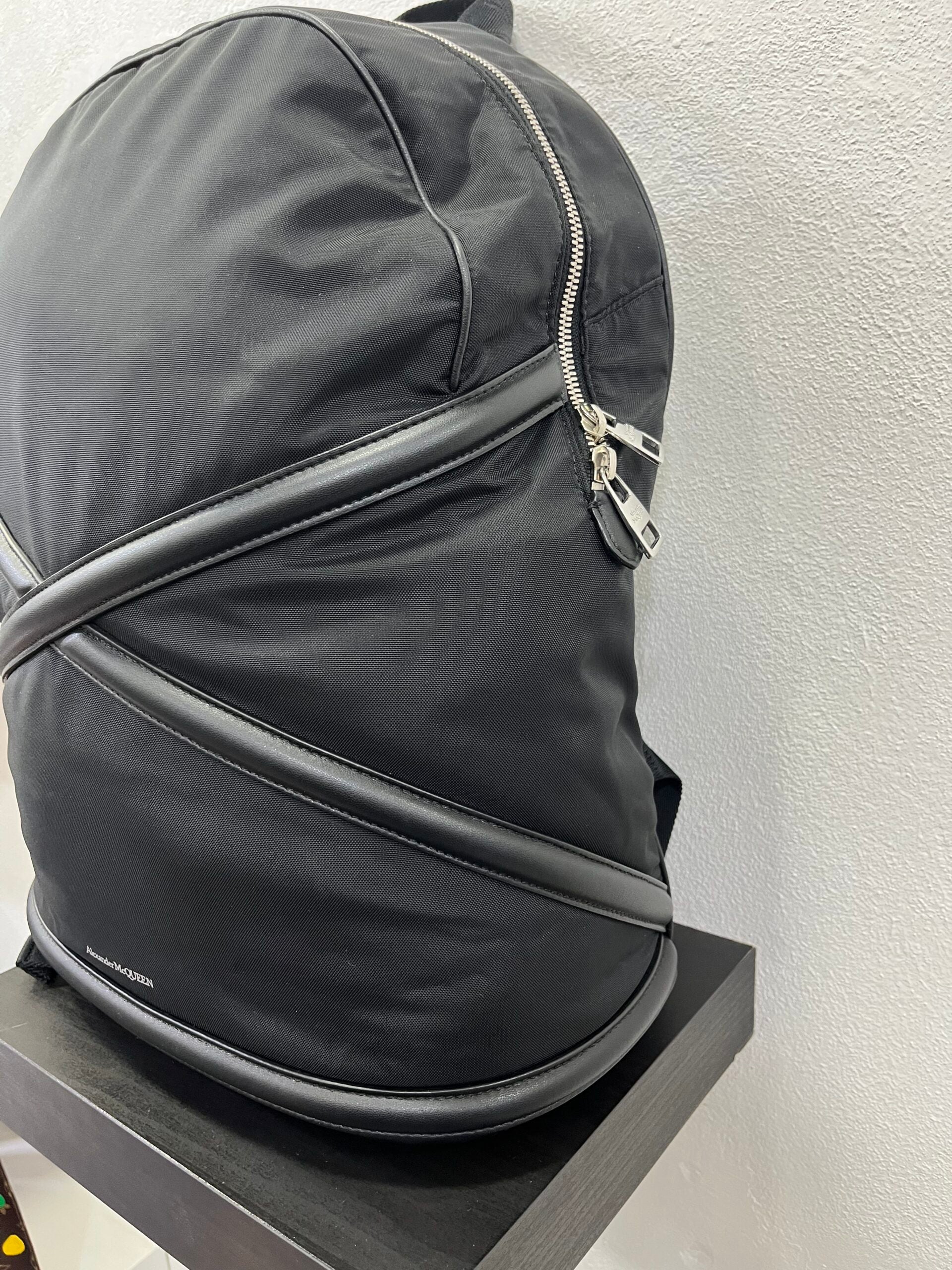 Alexander Mcqueen Zaino tela e pelle