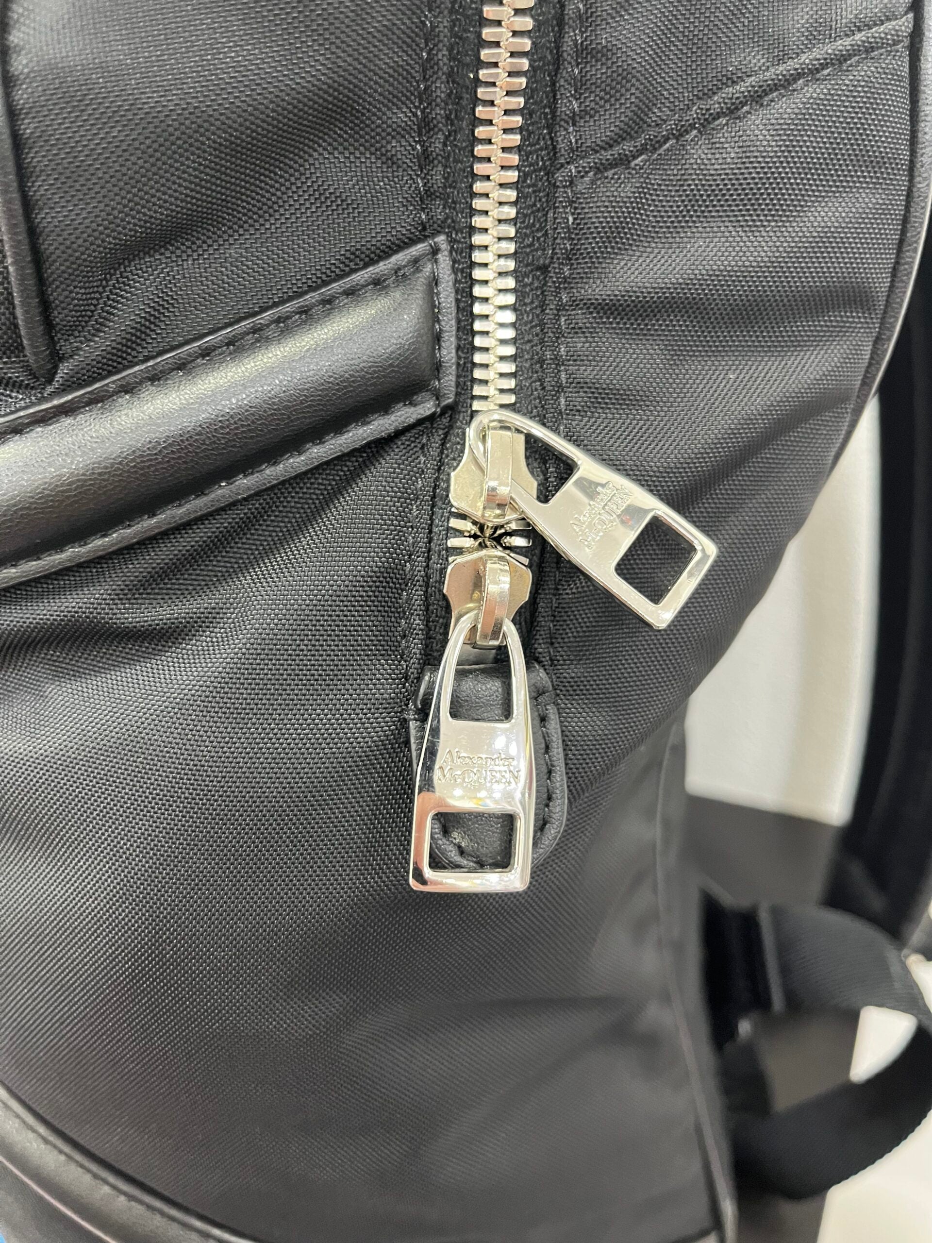 Alexander Mcqueen Zaino tela e pelle