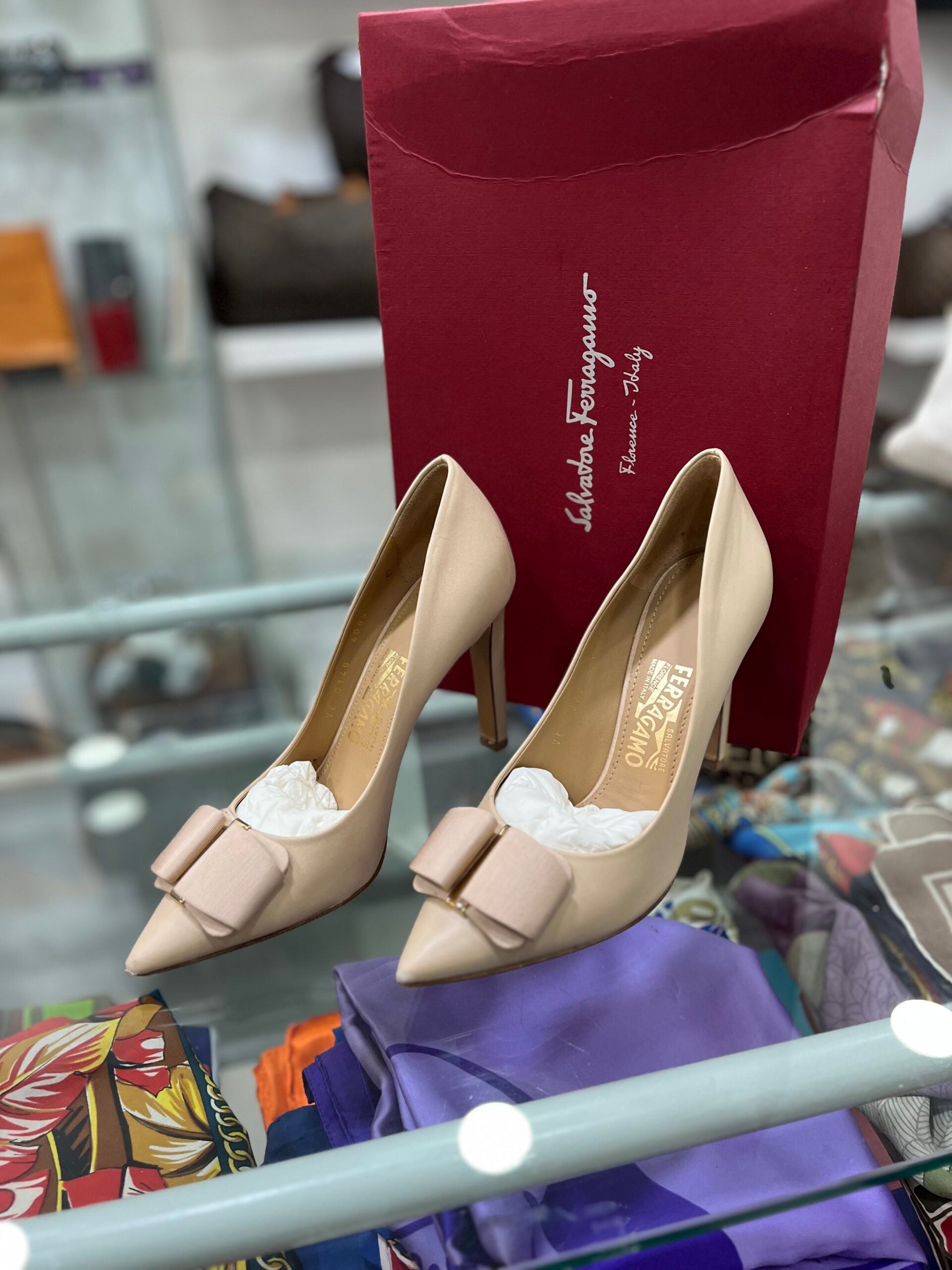 Ferragamo Decollete colore nude