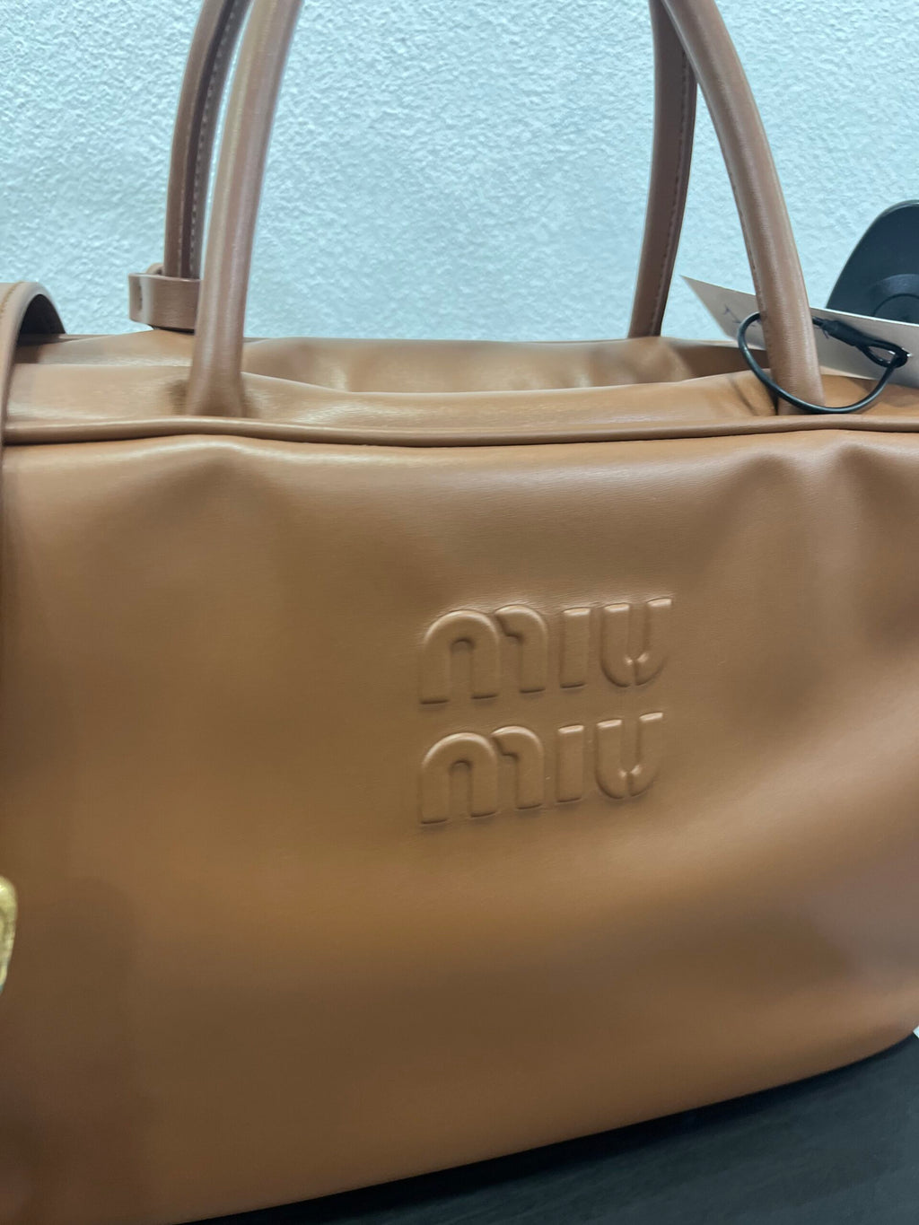 Miu Miu Beau Large cognac