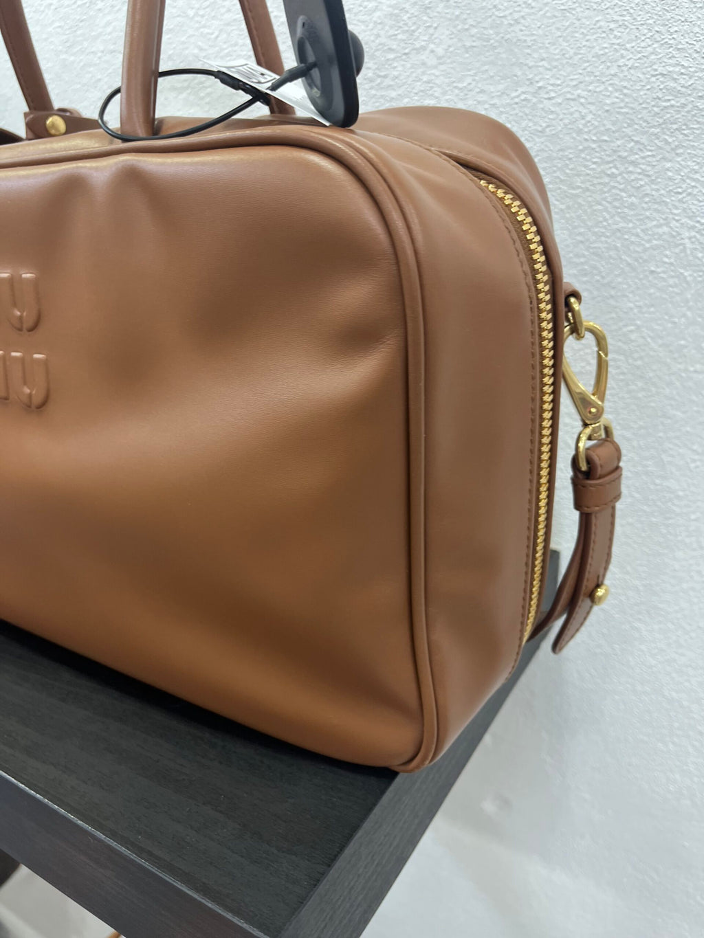 Miu Miu Beau Large cognac