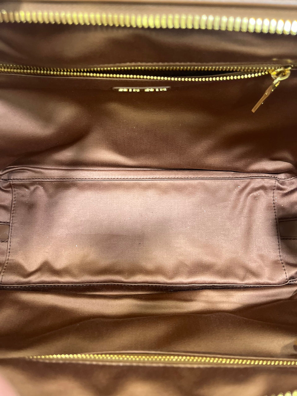 Miu Miu Beau Large cognac