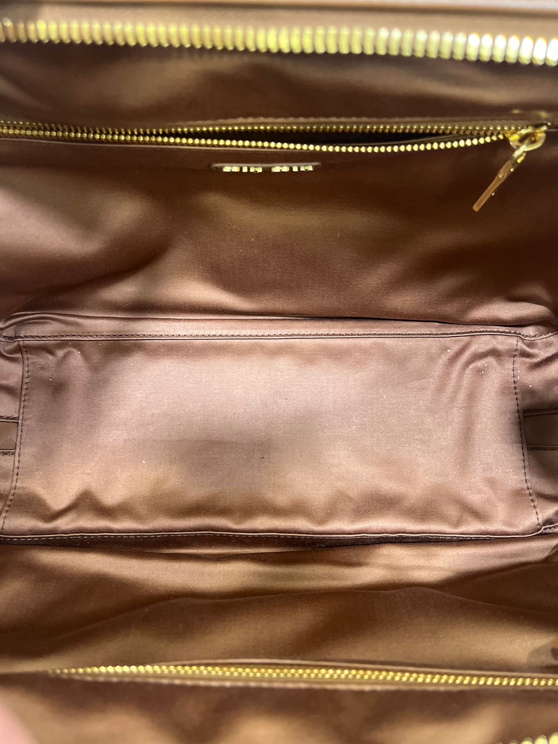 Miu Miu Beau Large cognac