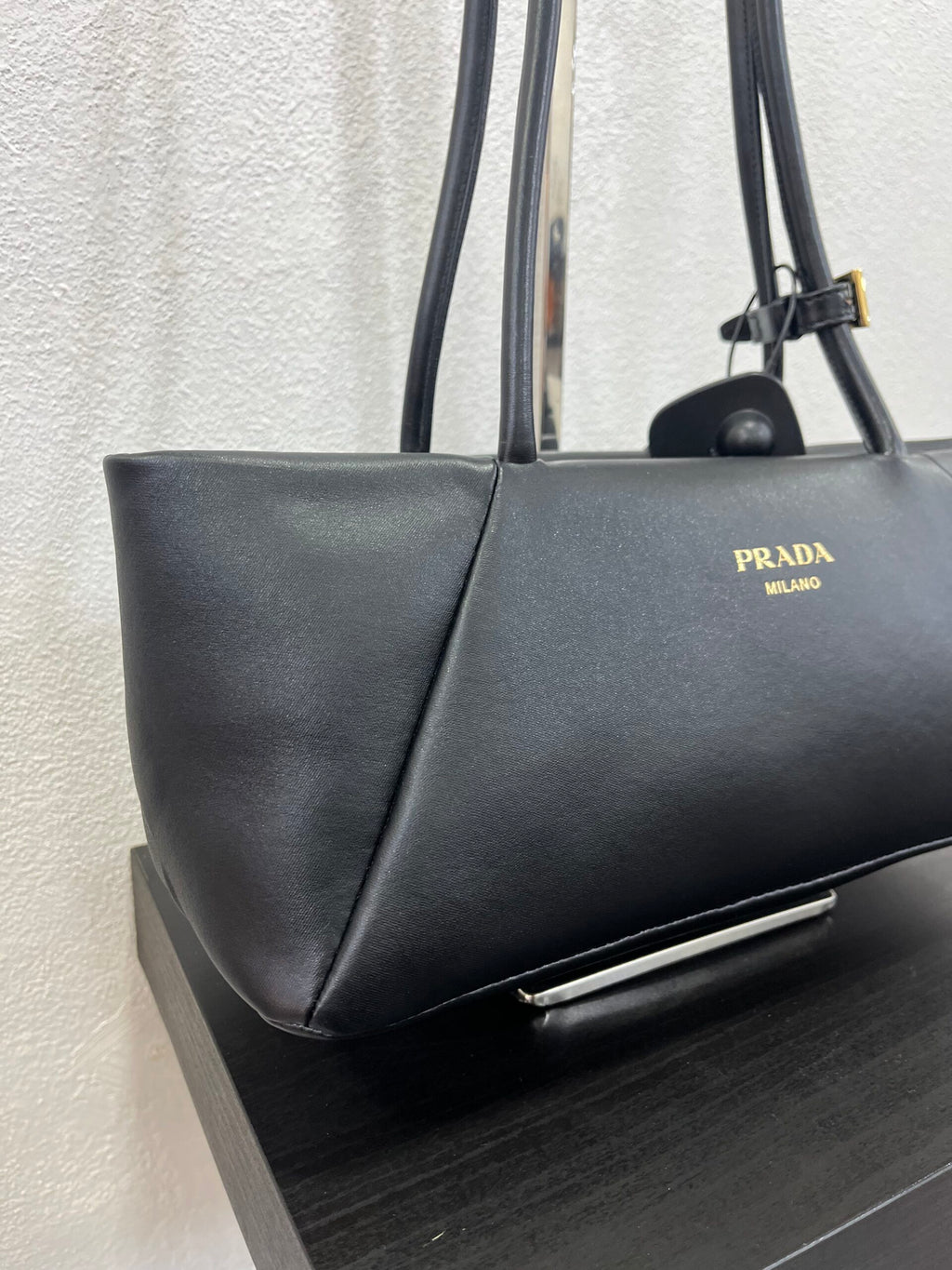 Prada Milano Soft Bag in Nappa Nera